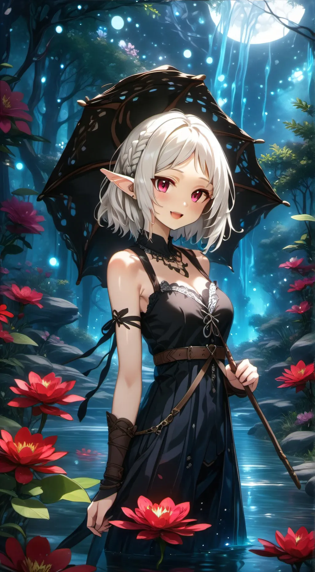 ai character: Priciellia Elfine background
