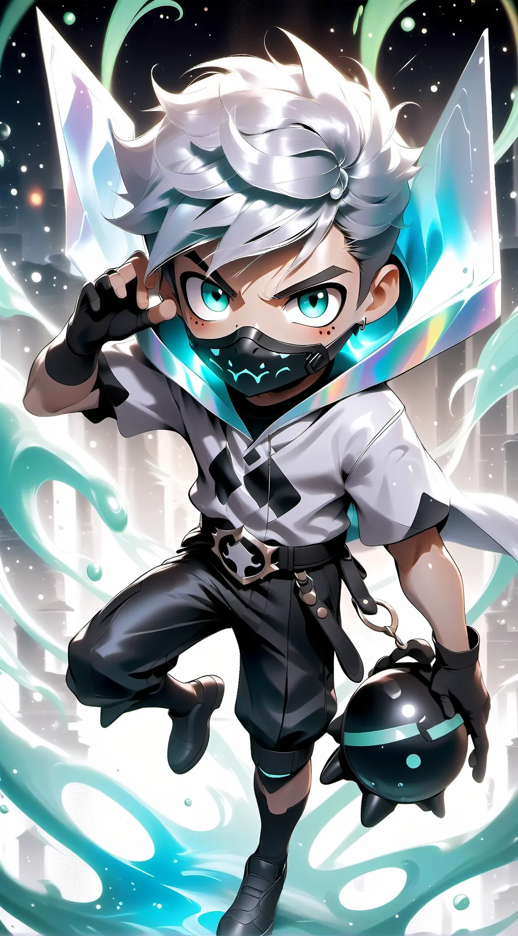 ai character: Deku and LOV background