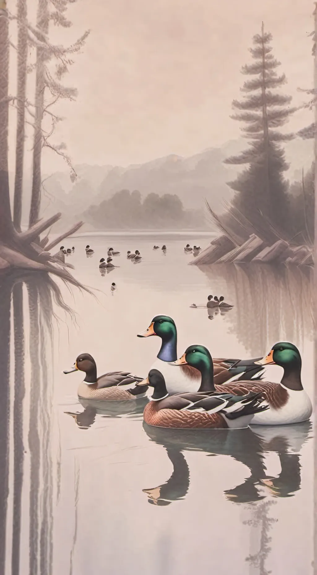 ai character: duck tales background