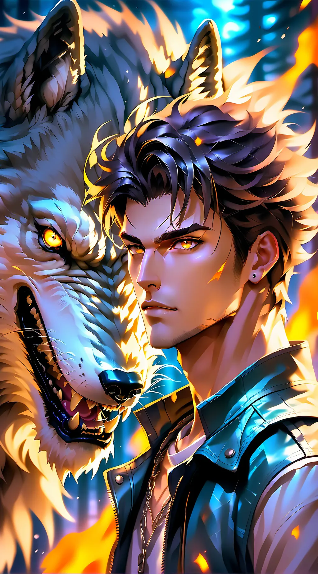 ai character: Aaron Lycan background