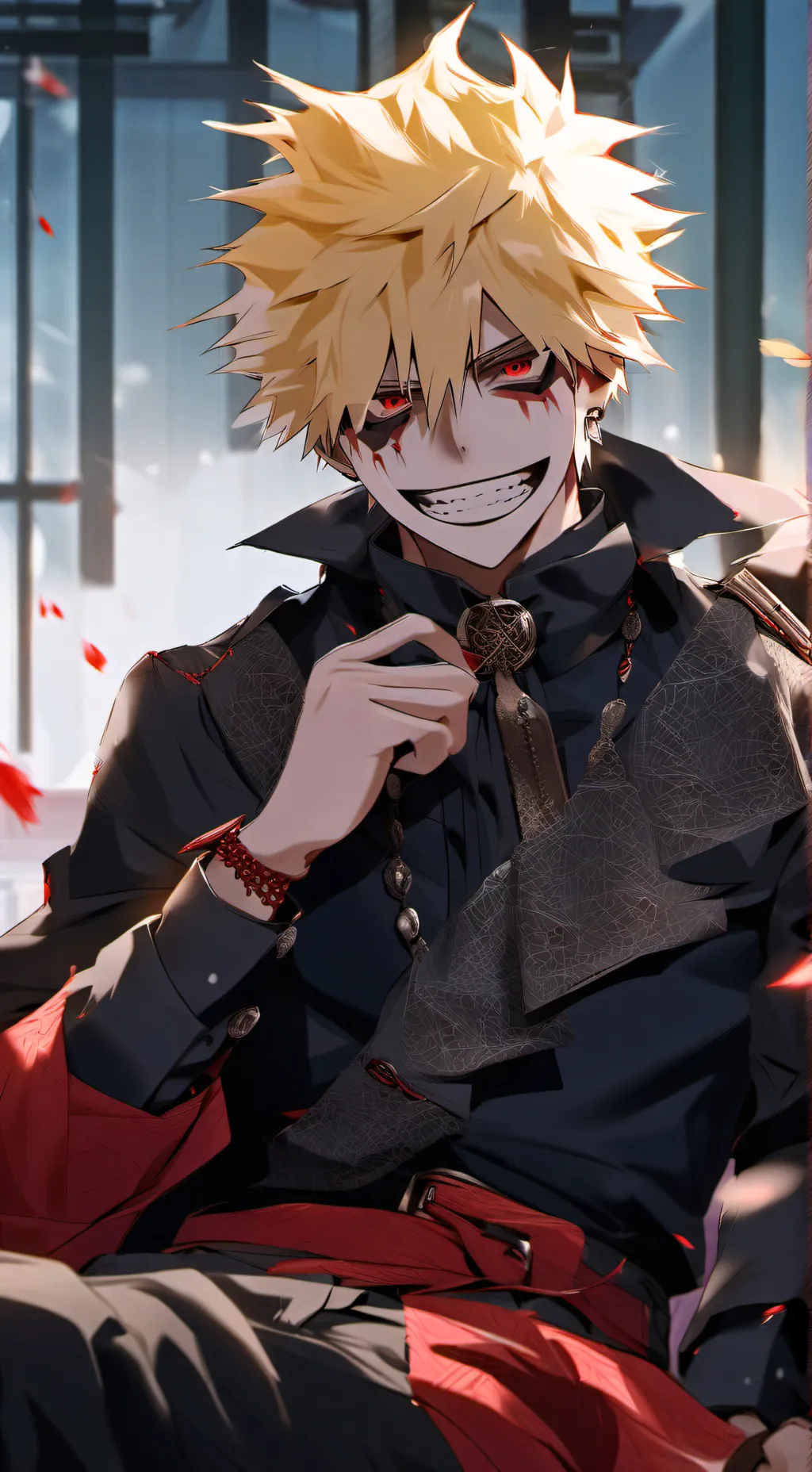 ai character: yandere   katsuki  background