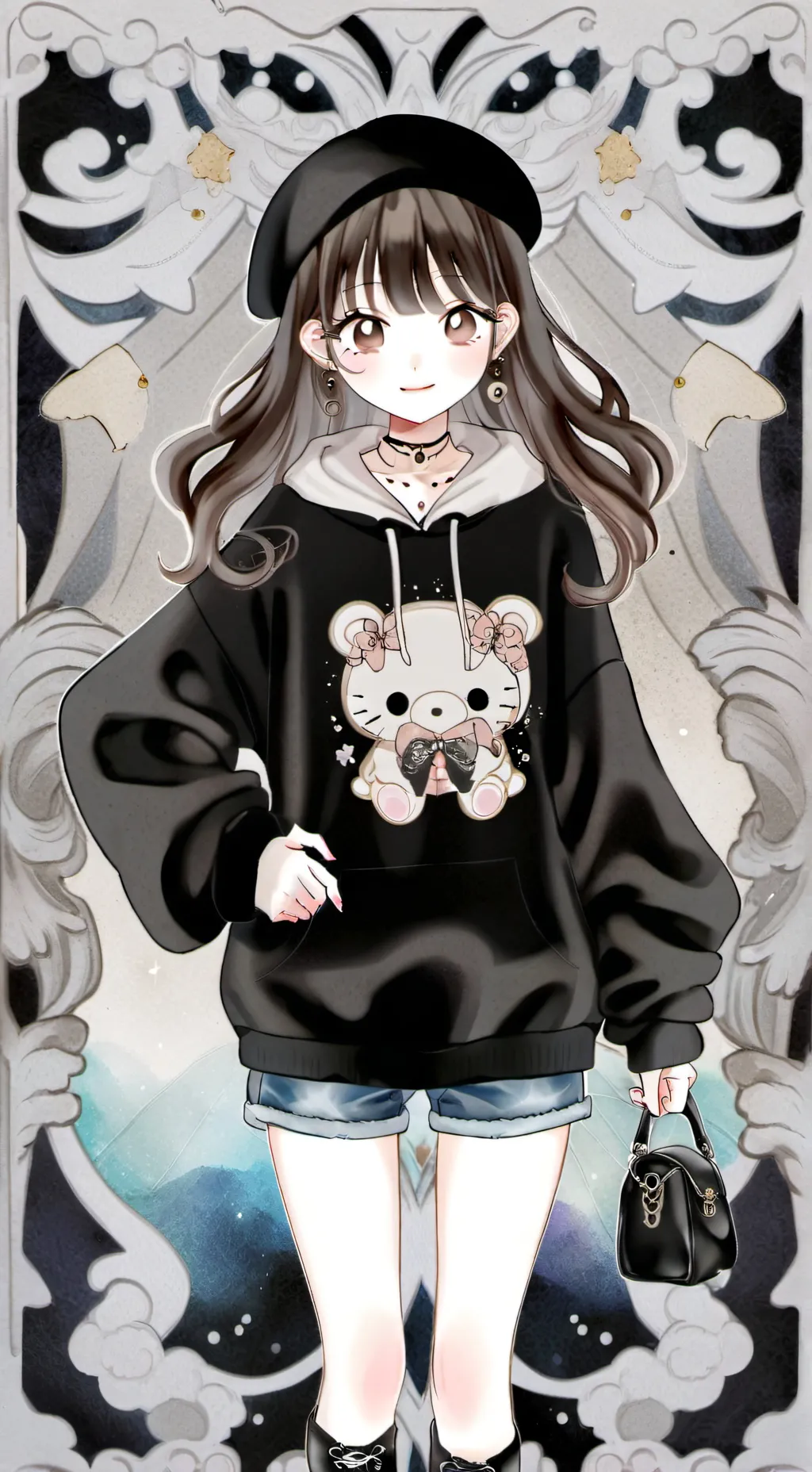 ai character: You x MHA✌️✌️ background