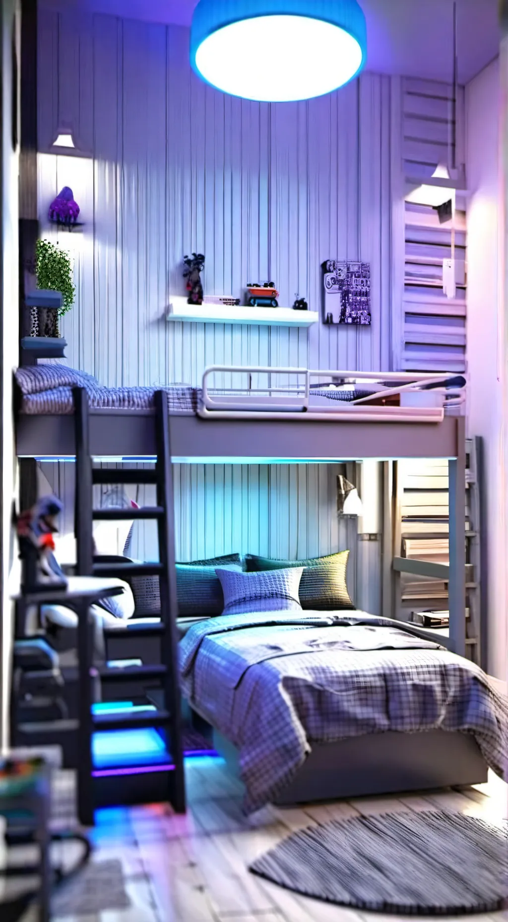 ai character: Boys sleepover background