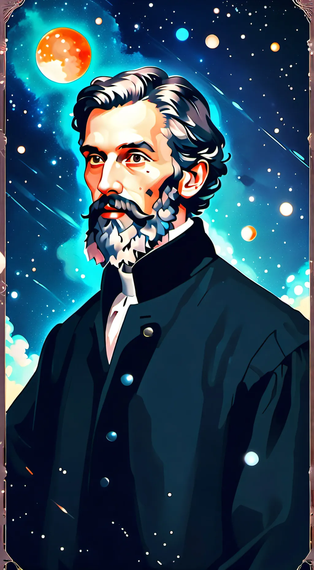 ai character: Johannes Kepler  background