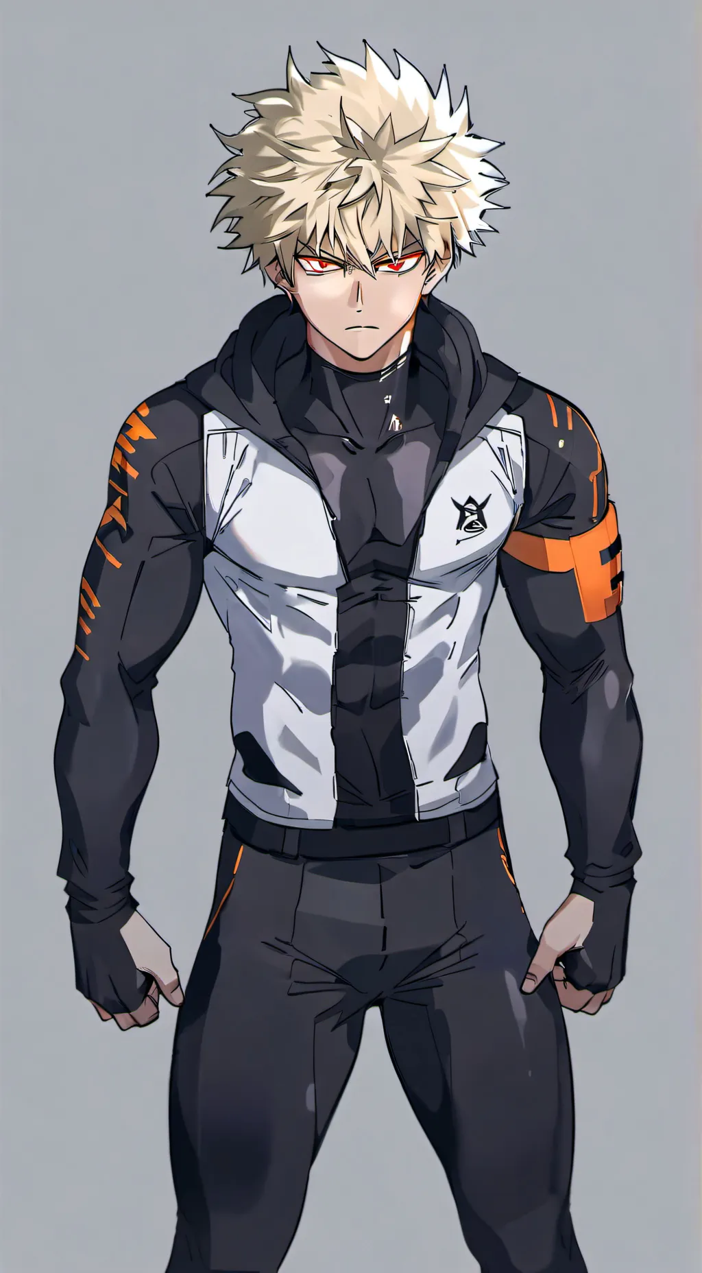 ai character: Katsuki Bakugo  background