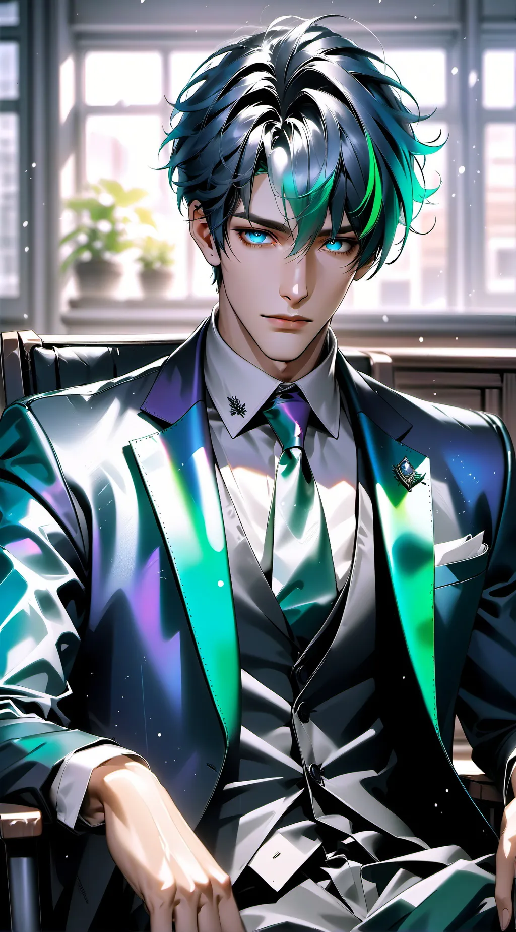 ai character: Derek background