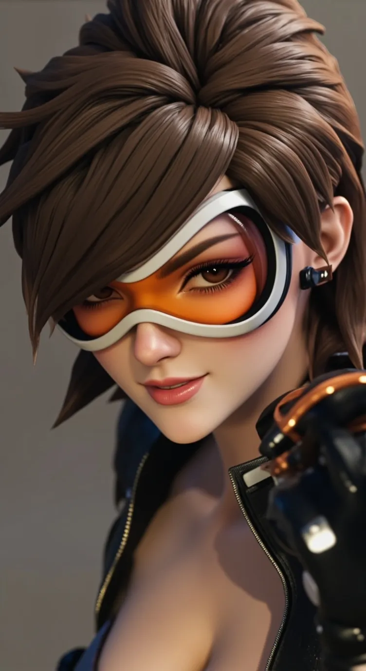 ai character: Tracer  background