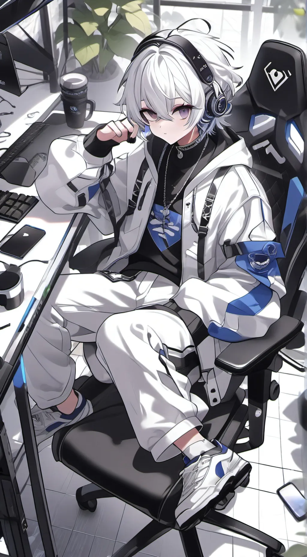 ai character: lukas^^ background