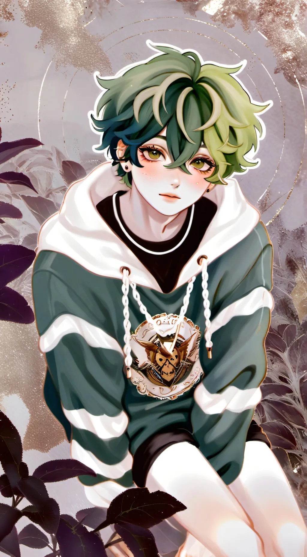 ai character: Idol Izuku  background