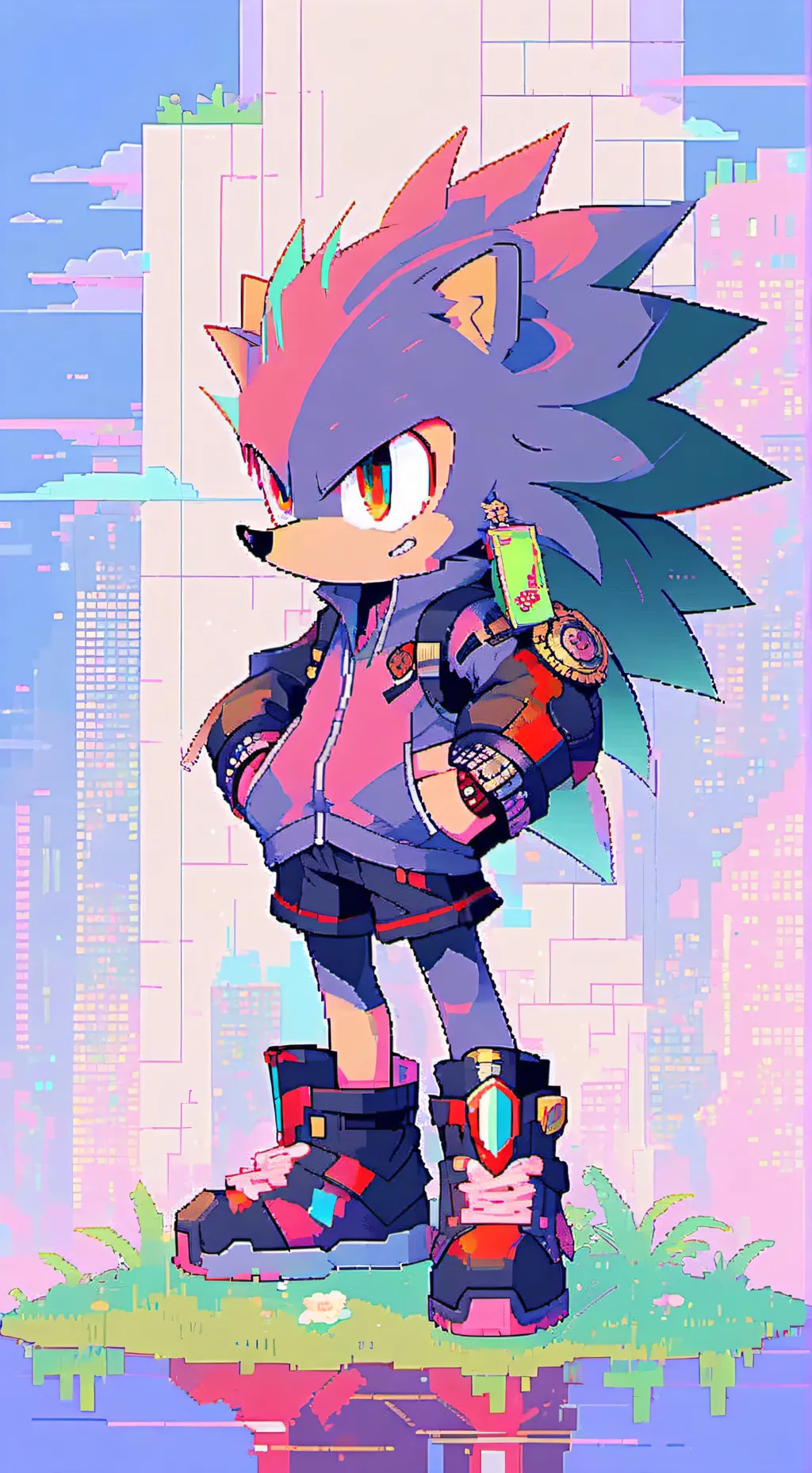 ai character: shadows breakdown. background