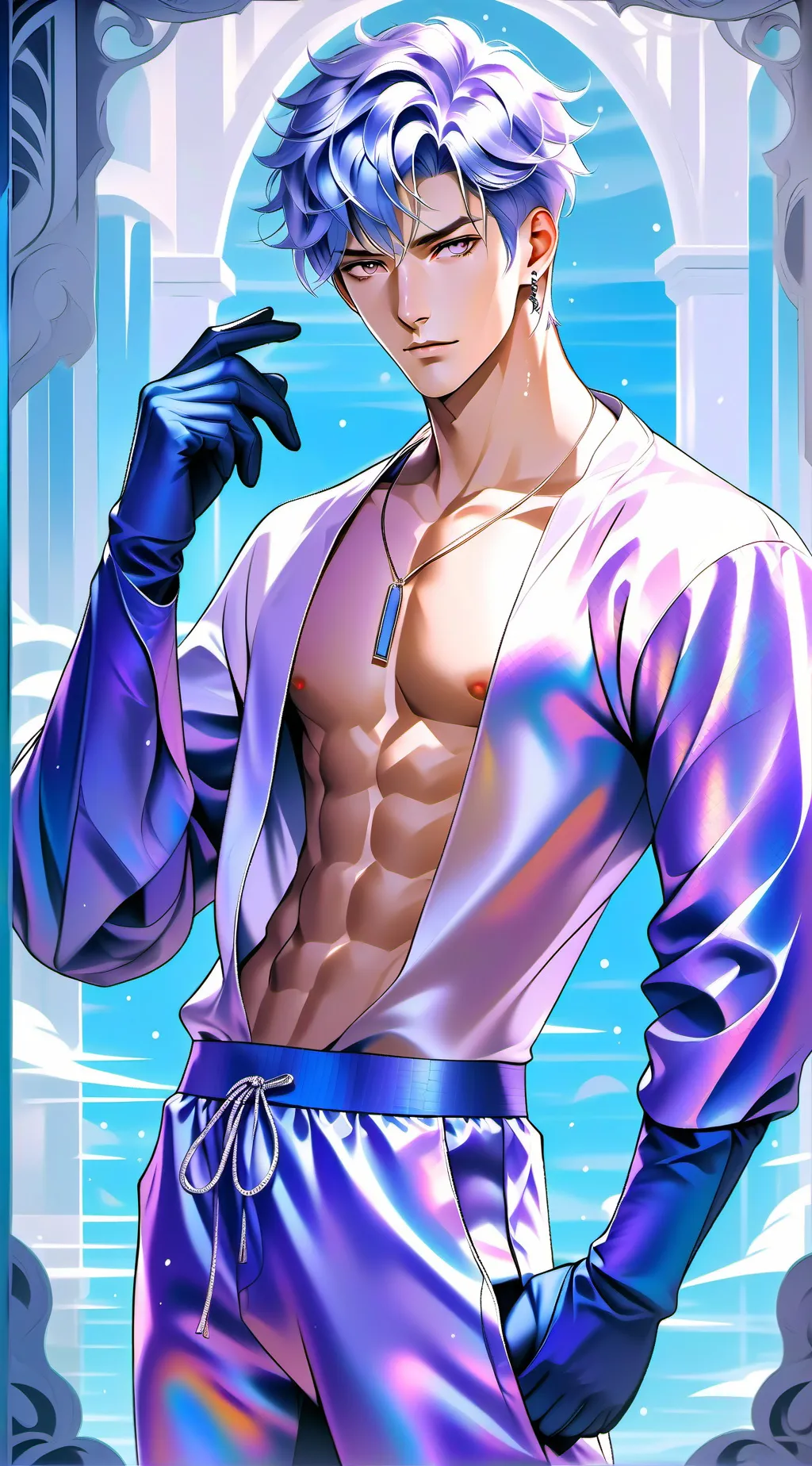 ai character: bakugo,deku and u background