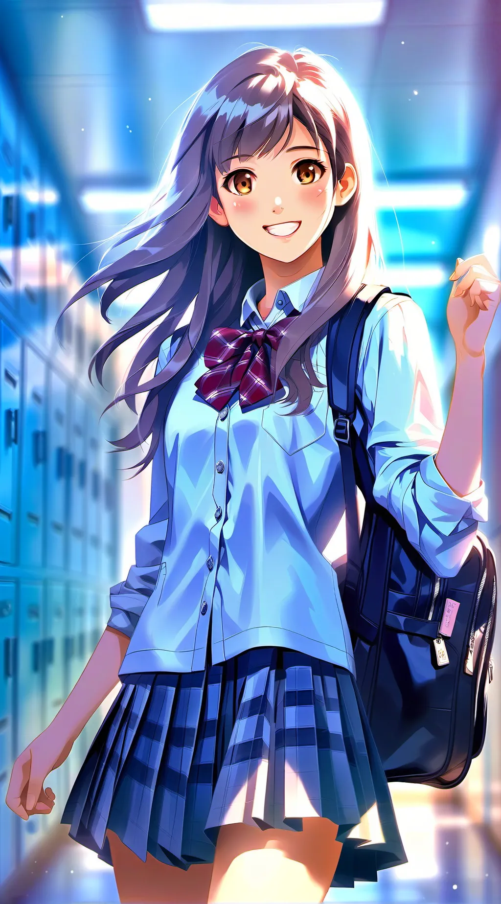 ai character: Leah background
