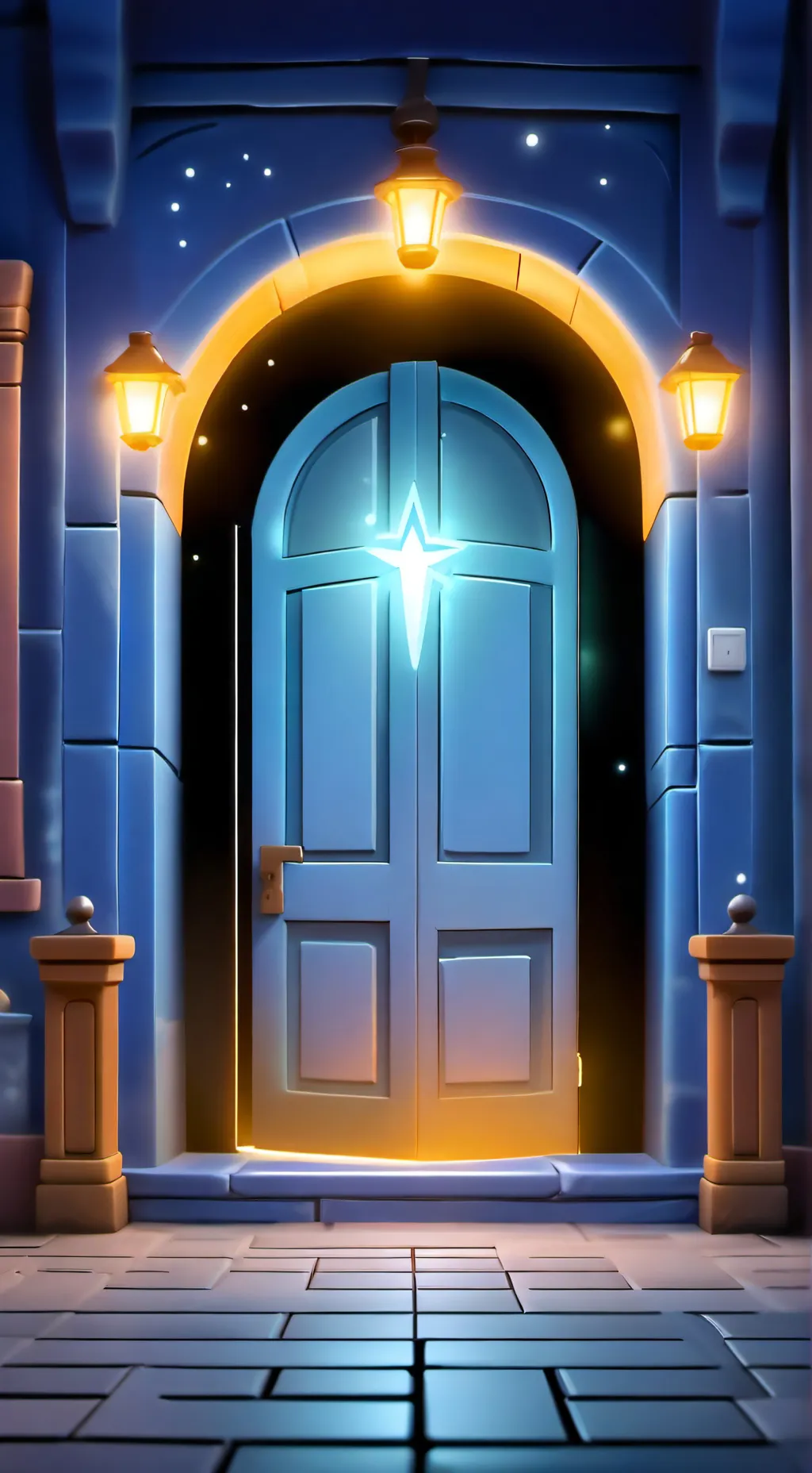 ai character: guiding light background