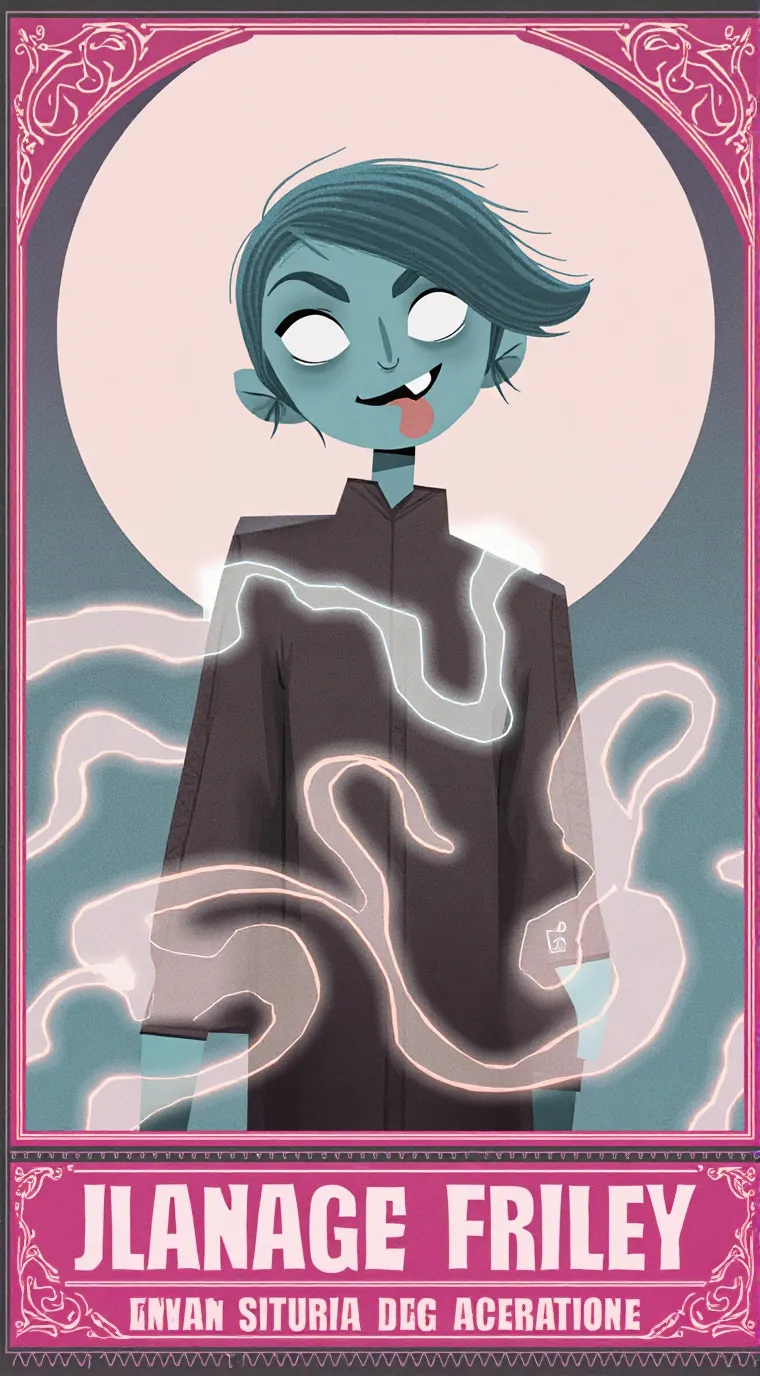 ai character: Ghost man background