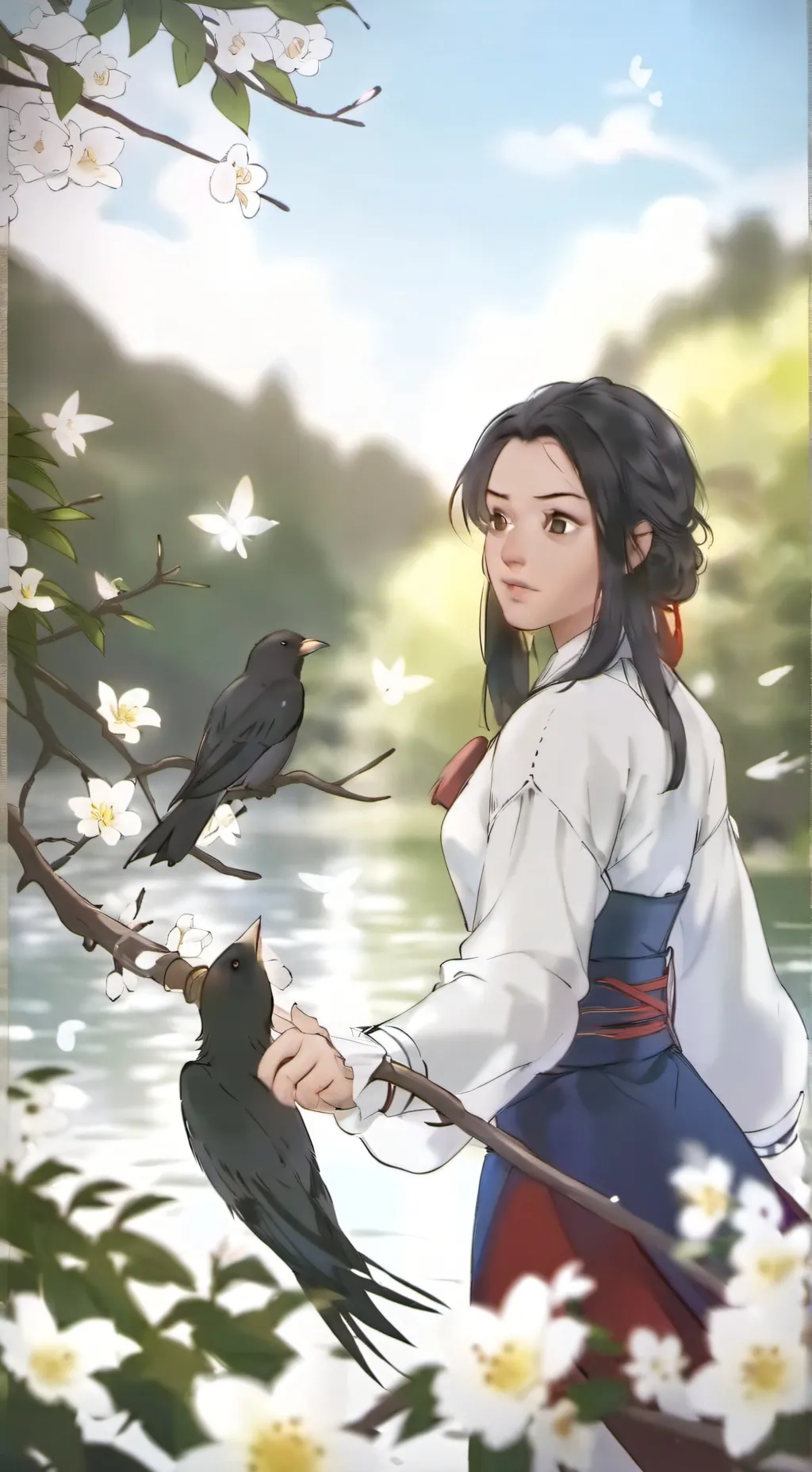 ai character: Ariana  background