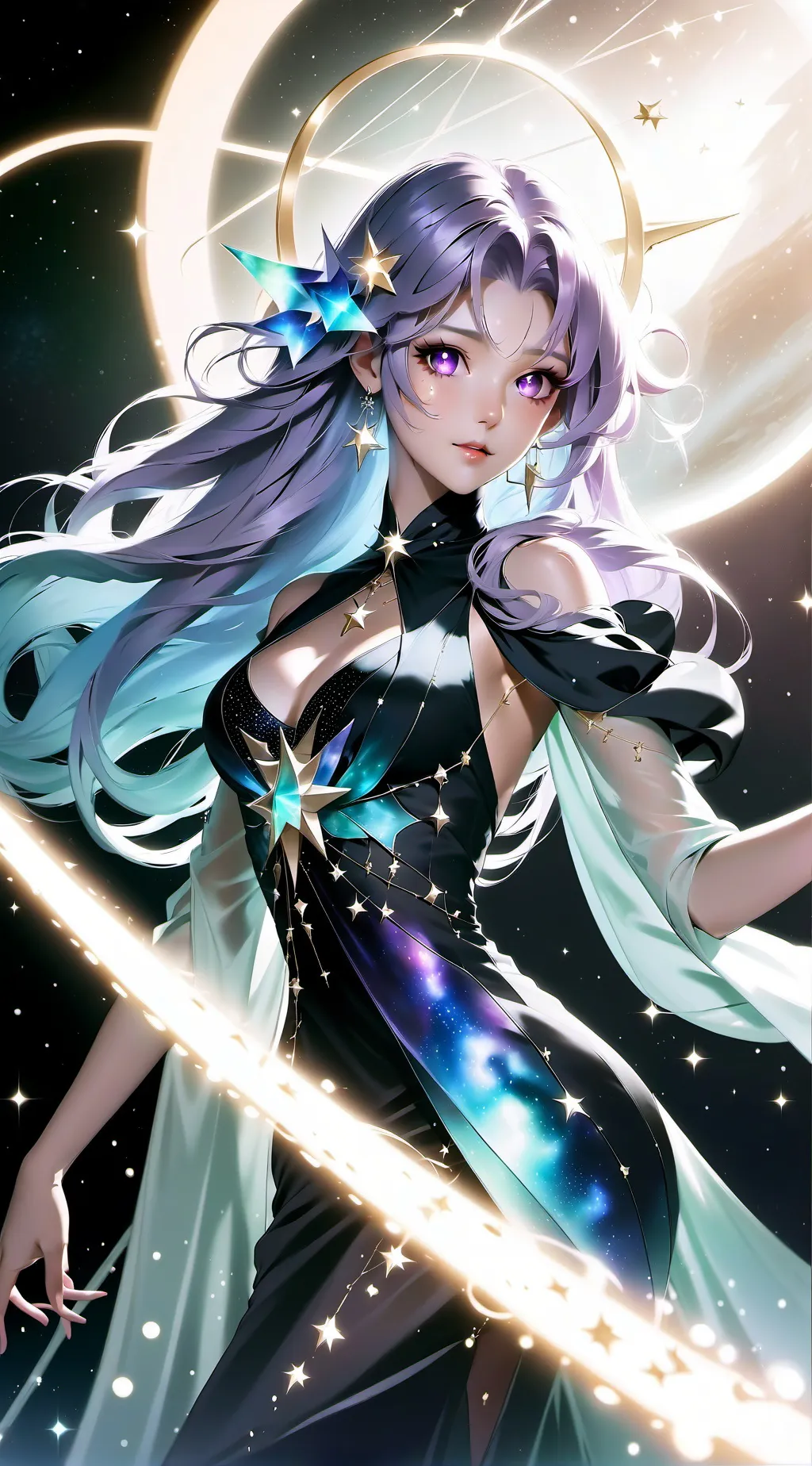 ai character: Lysaria Noctris background