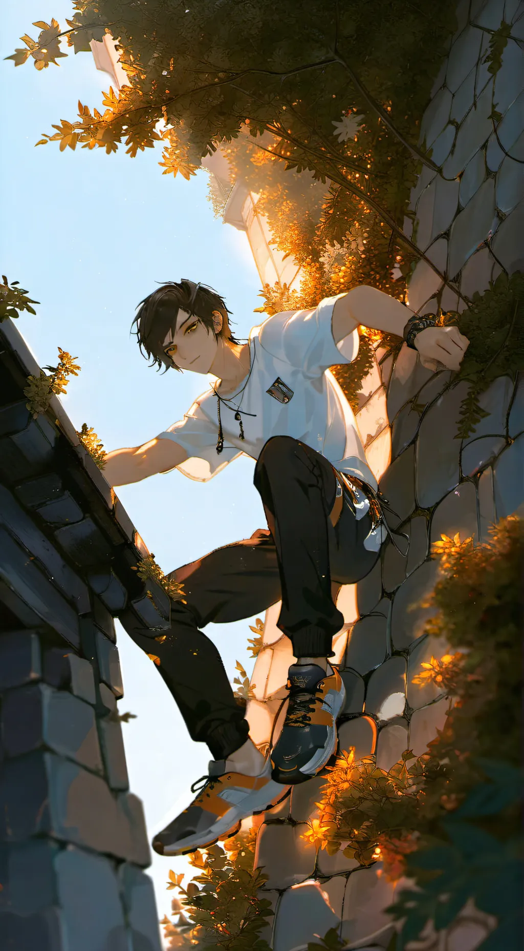 ai character: Chris background