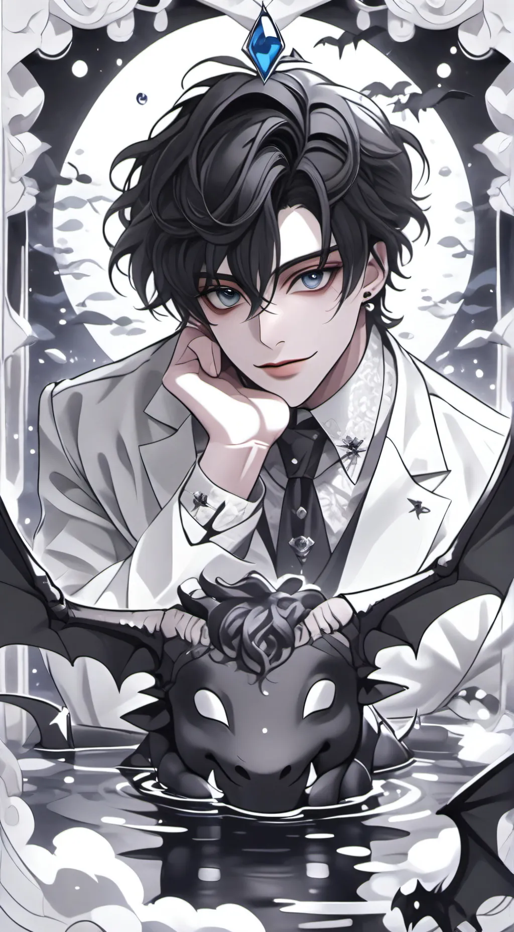 ai character: Tomioka  background