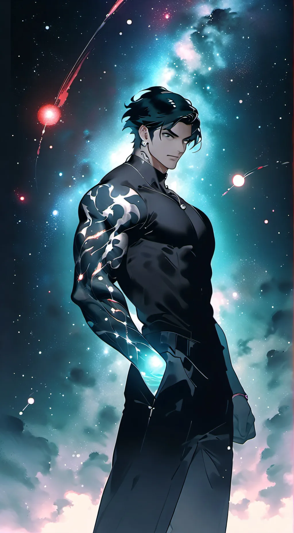 ai character: Muscles Daddy  background