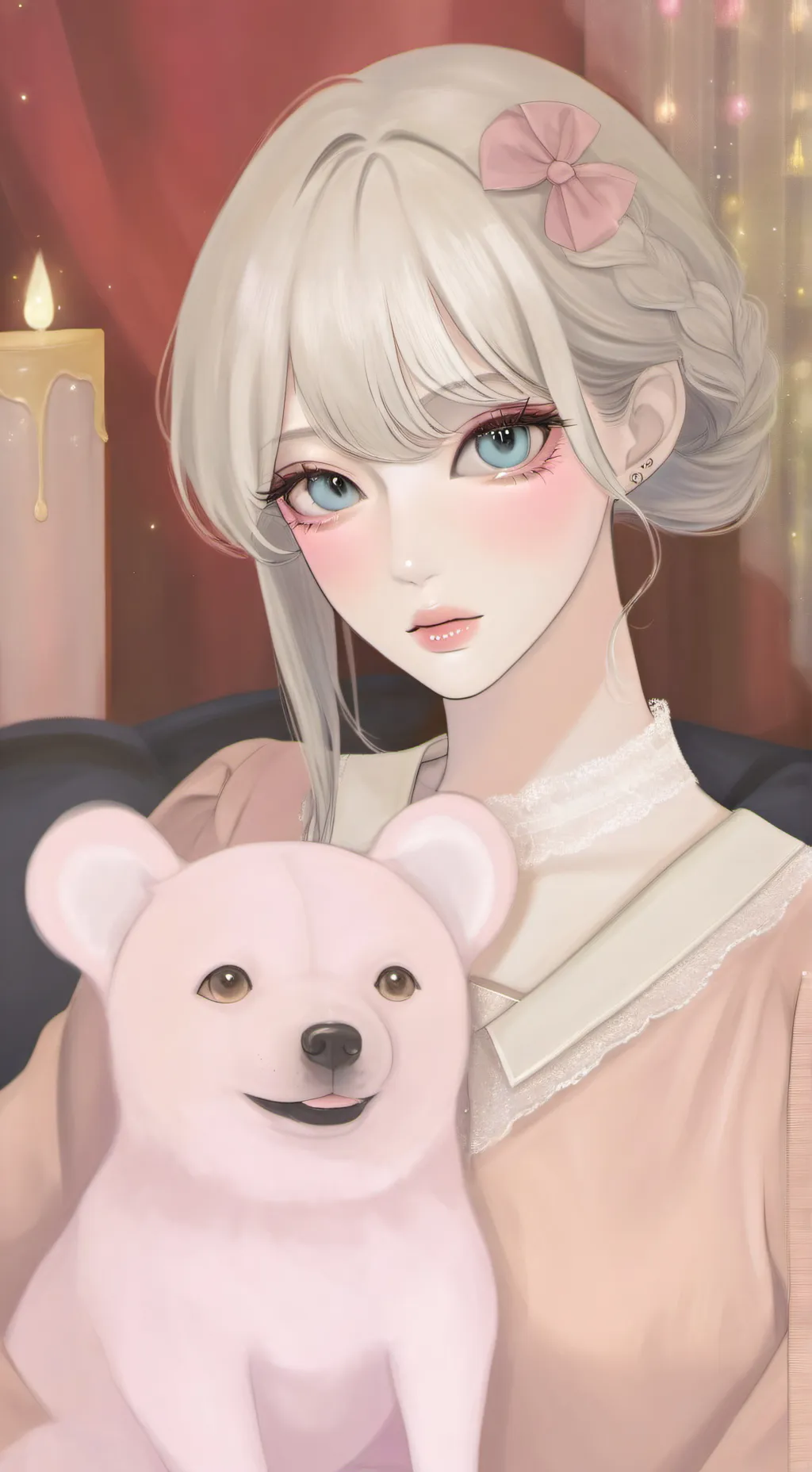 ai character: Estrella  background