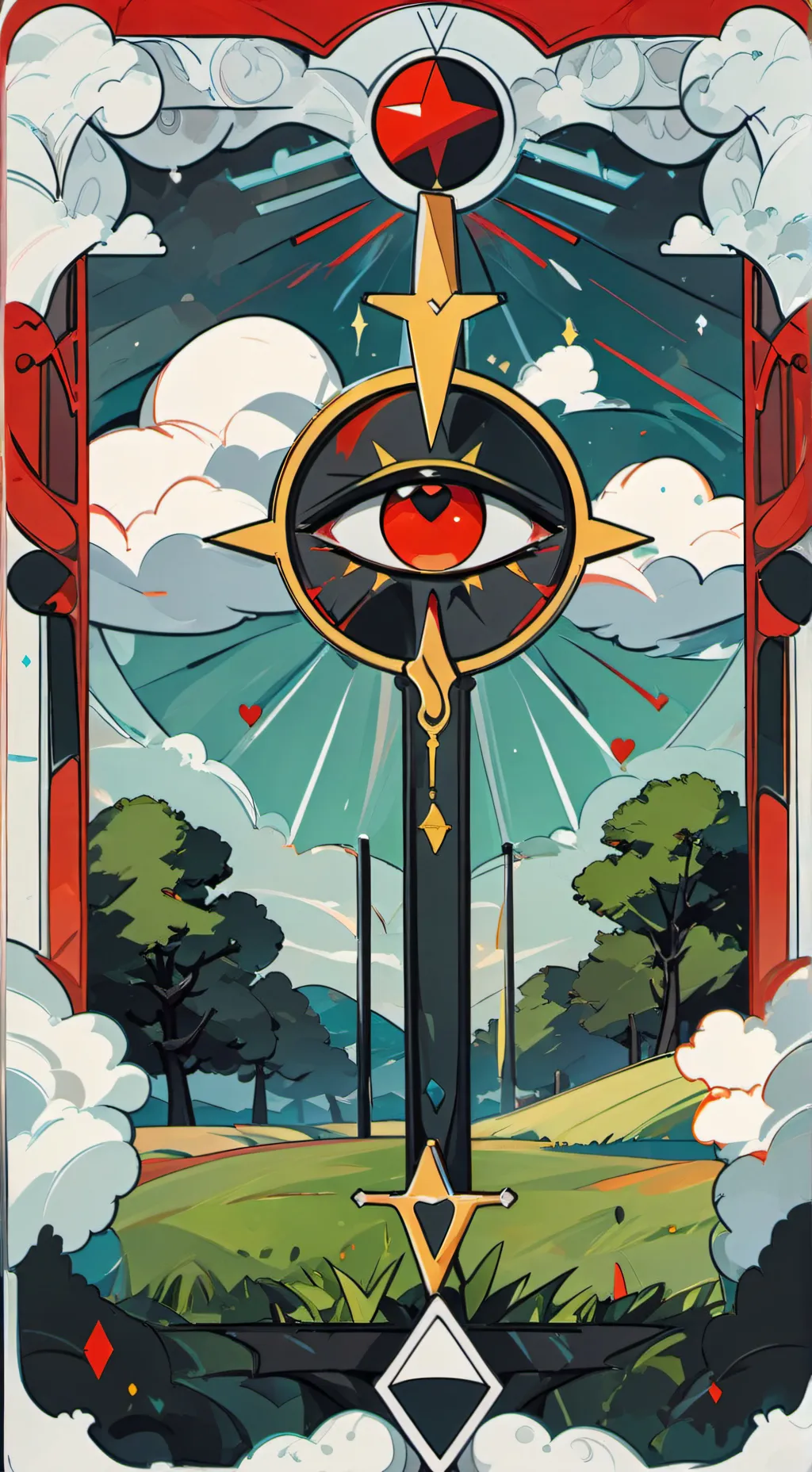 ai character: The love blood  background