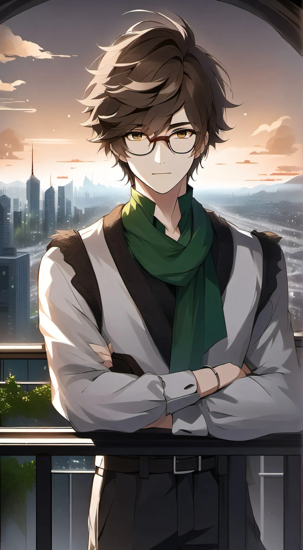 ai character: Cinder background