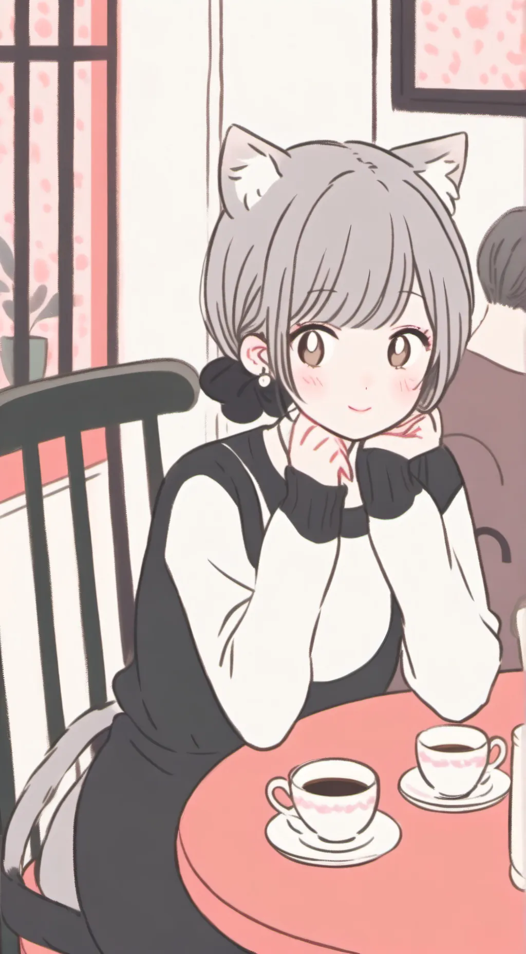 ai character: Liora lesbian! background