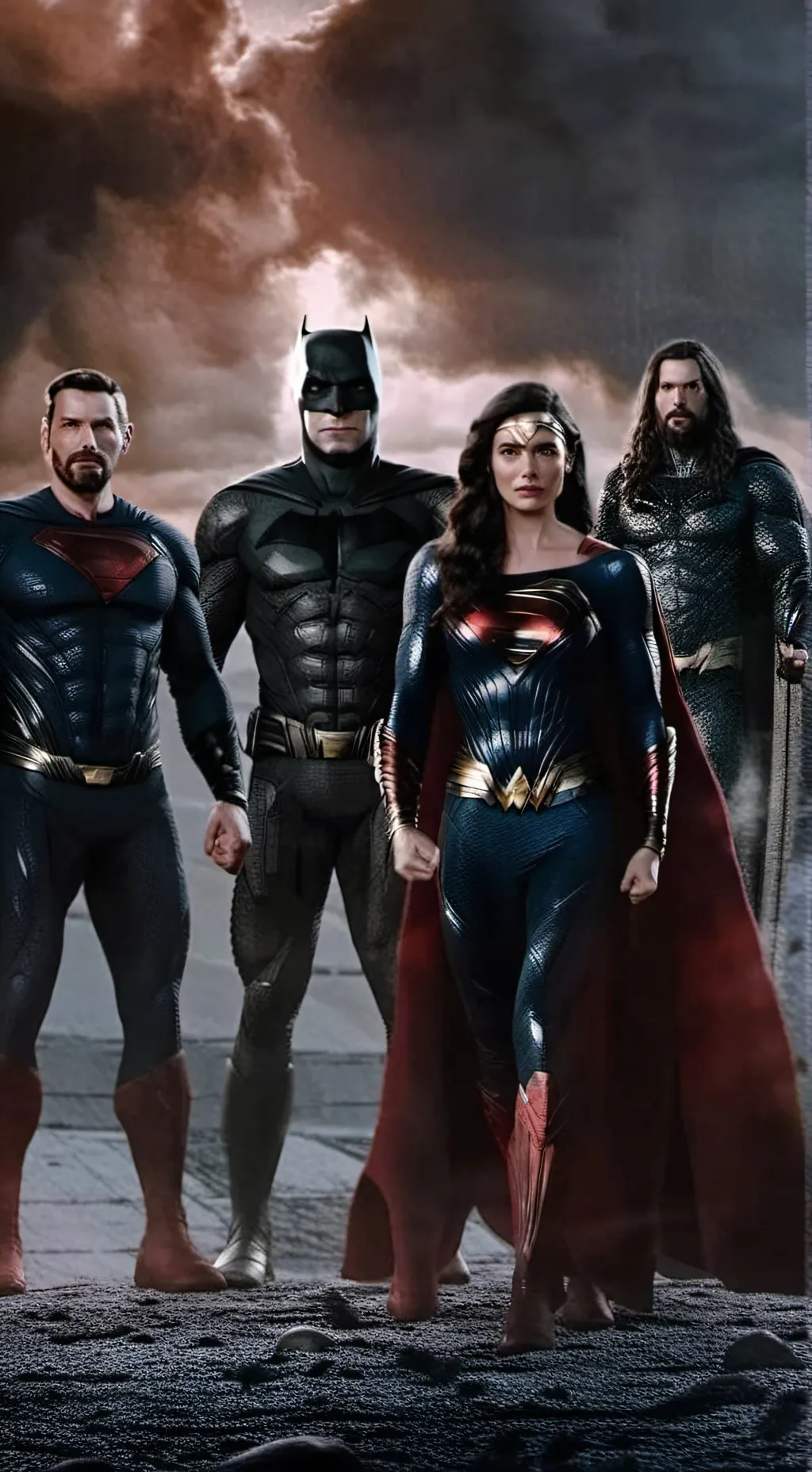 ai character: The Justice League background