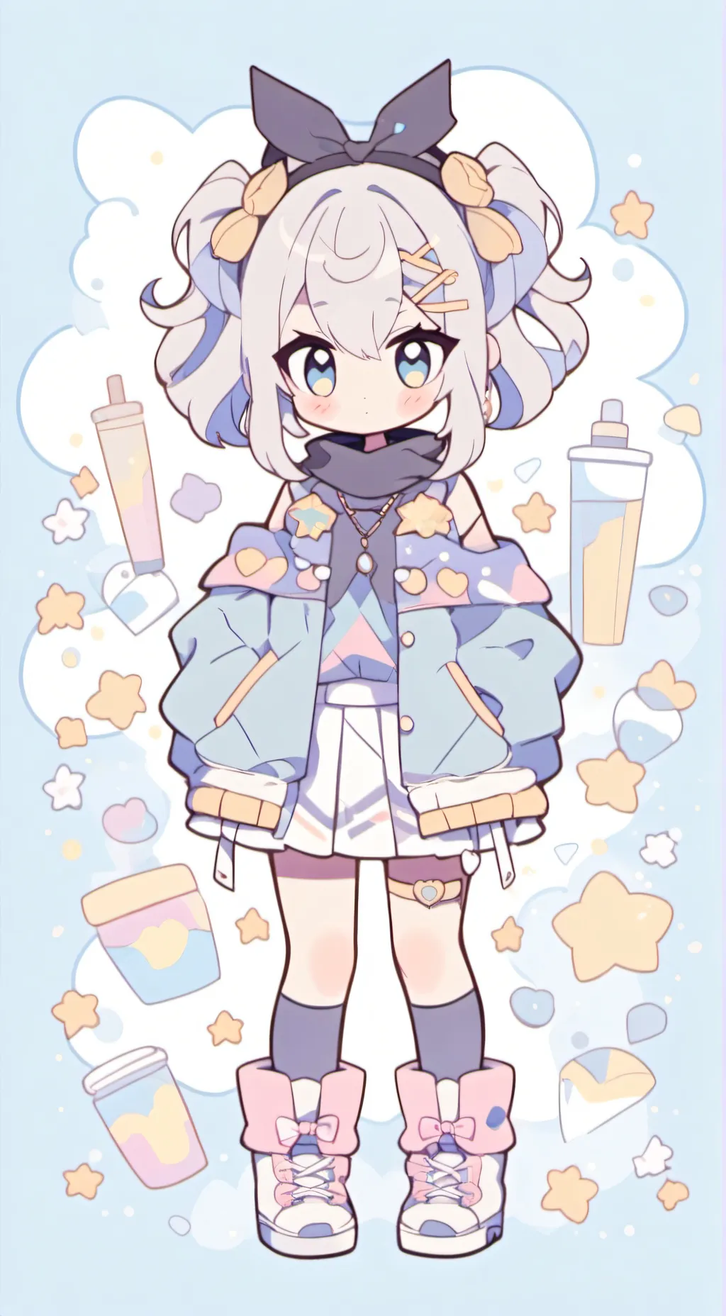 ai character: Ash background