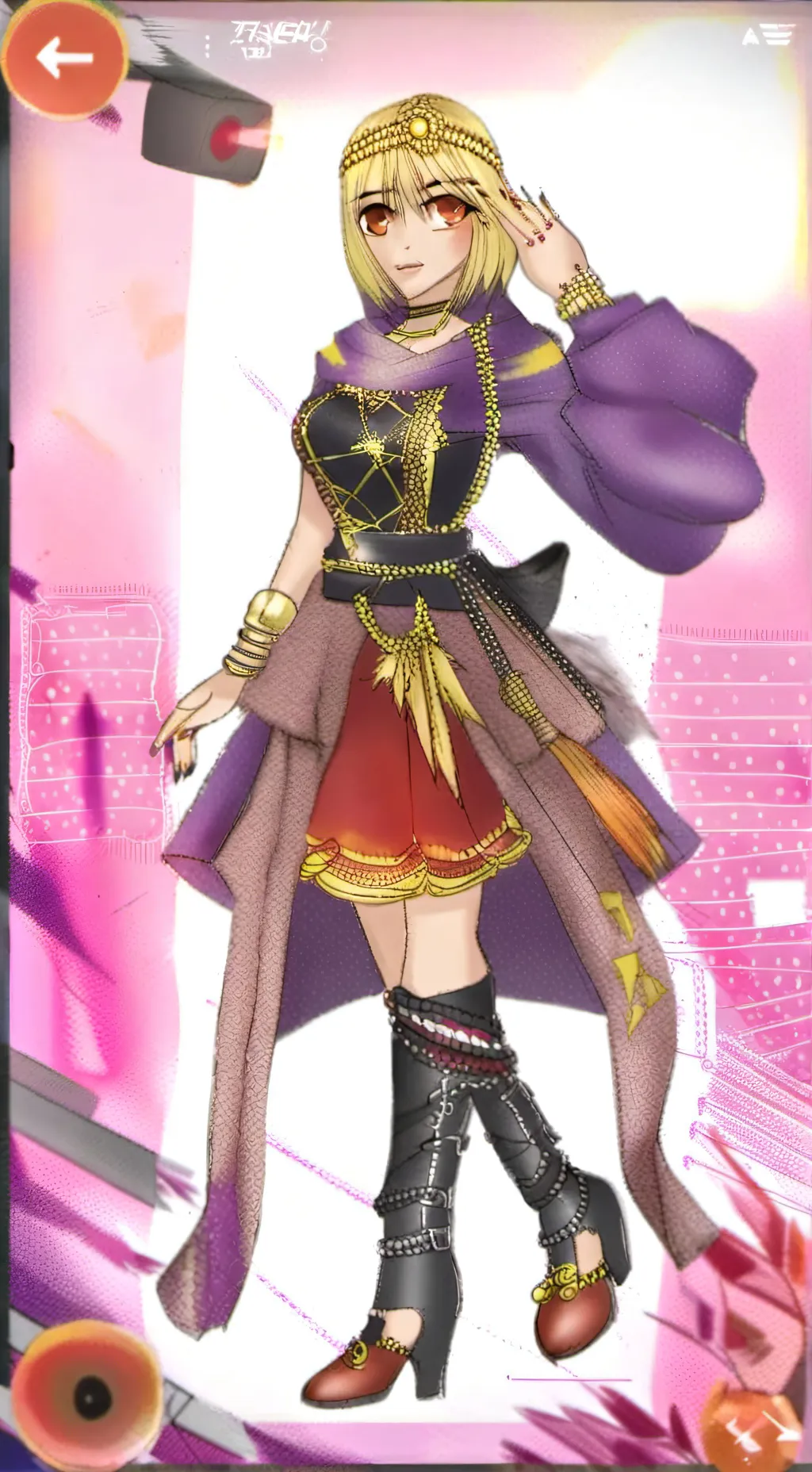 ai character: hermana background