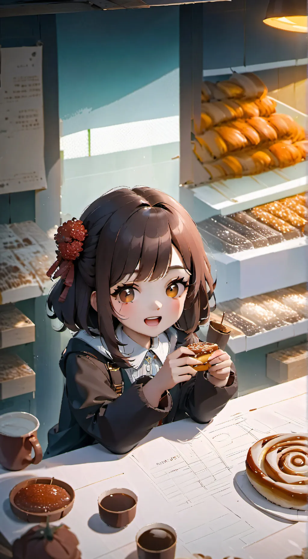ai character: Cosmo fat background