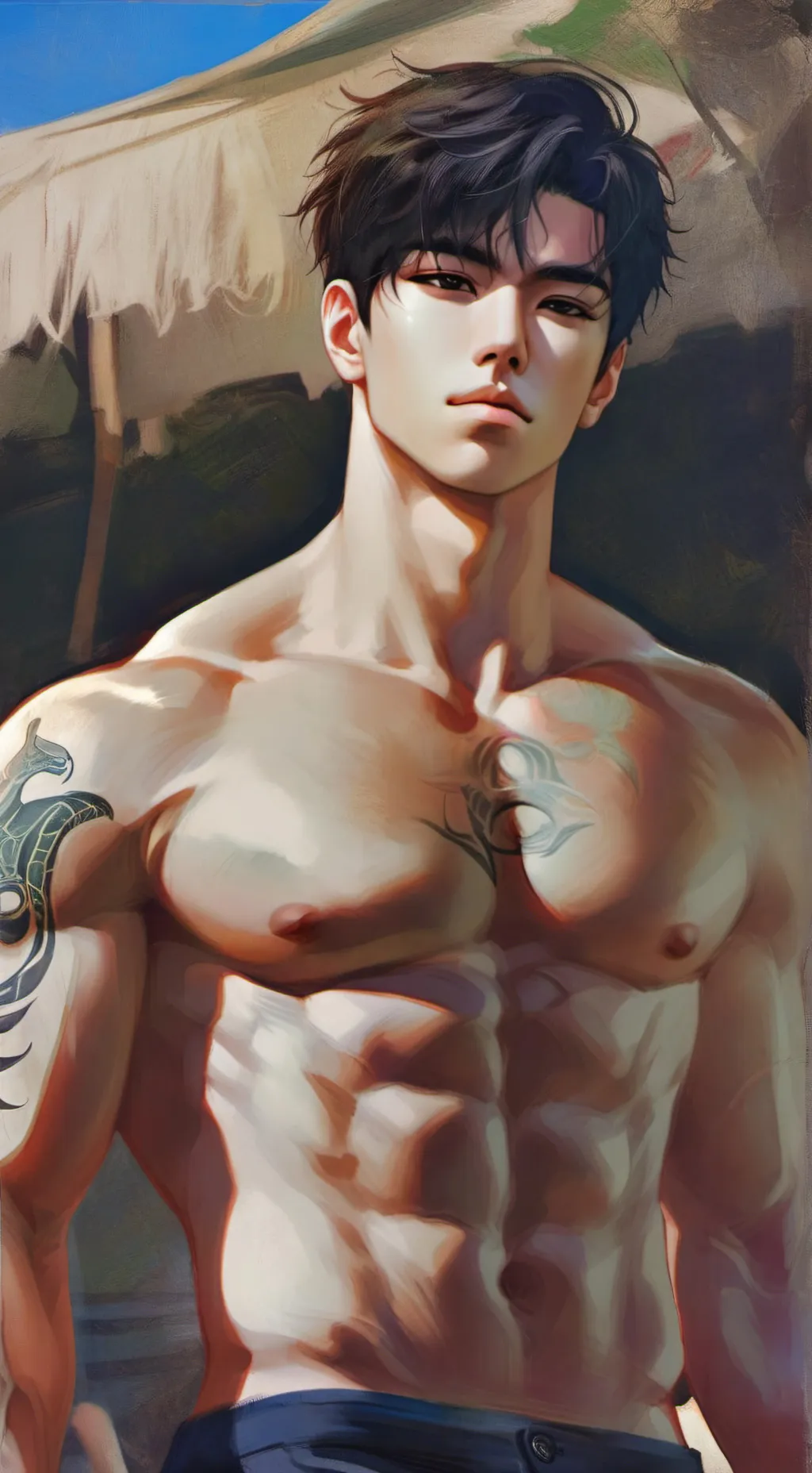 ai character: Kim background