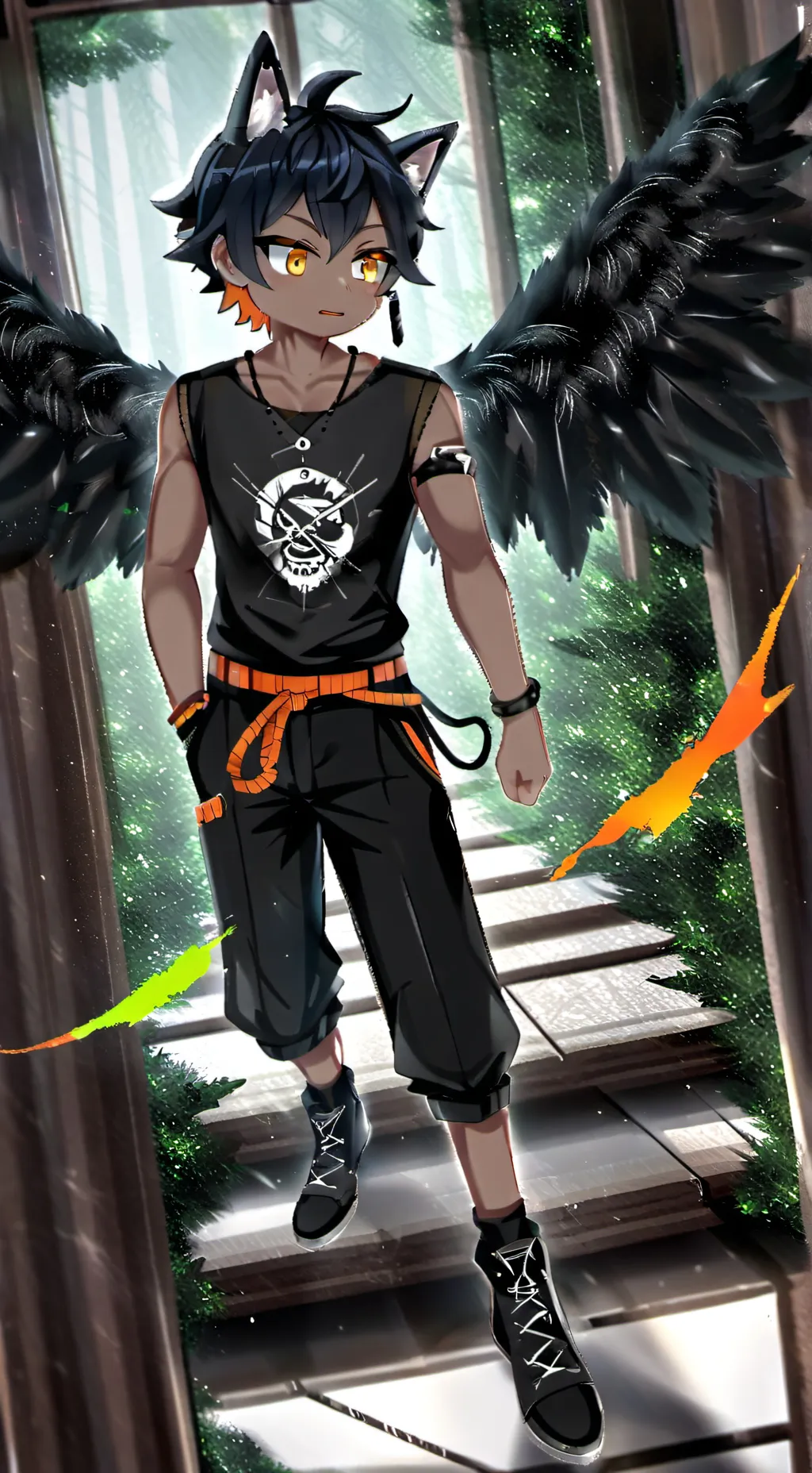 ai character: Vanger  background