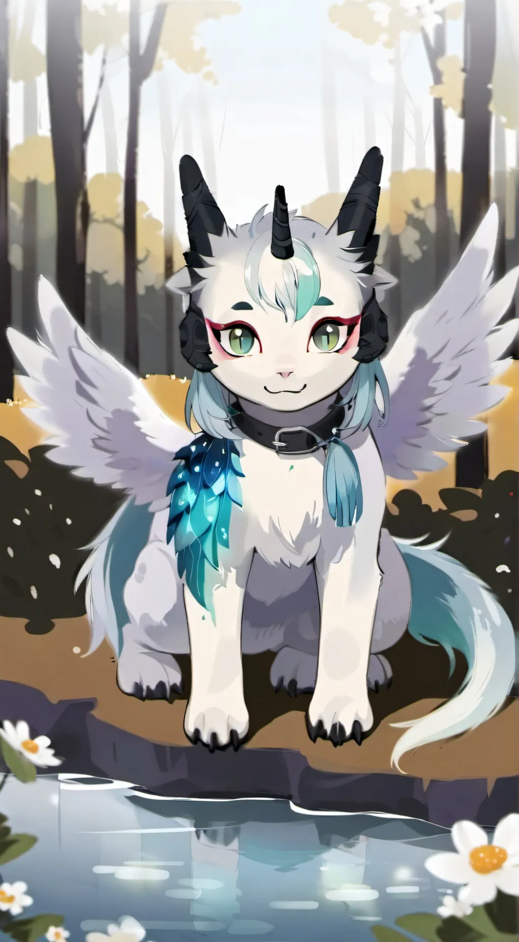 ai character: essence the dragon background