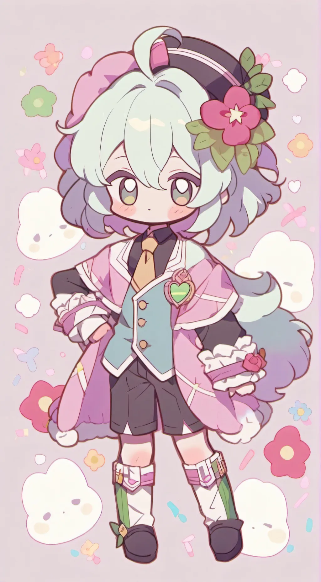 ai character: Dandy background