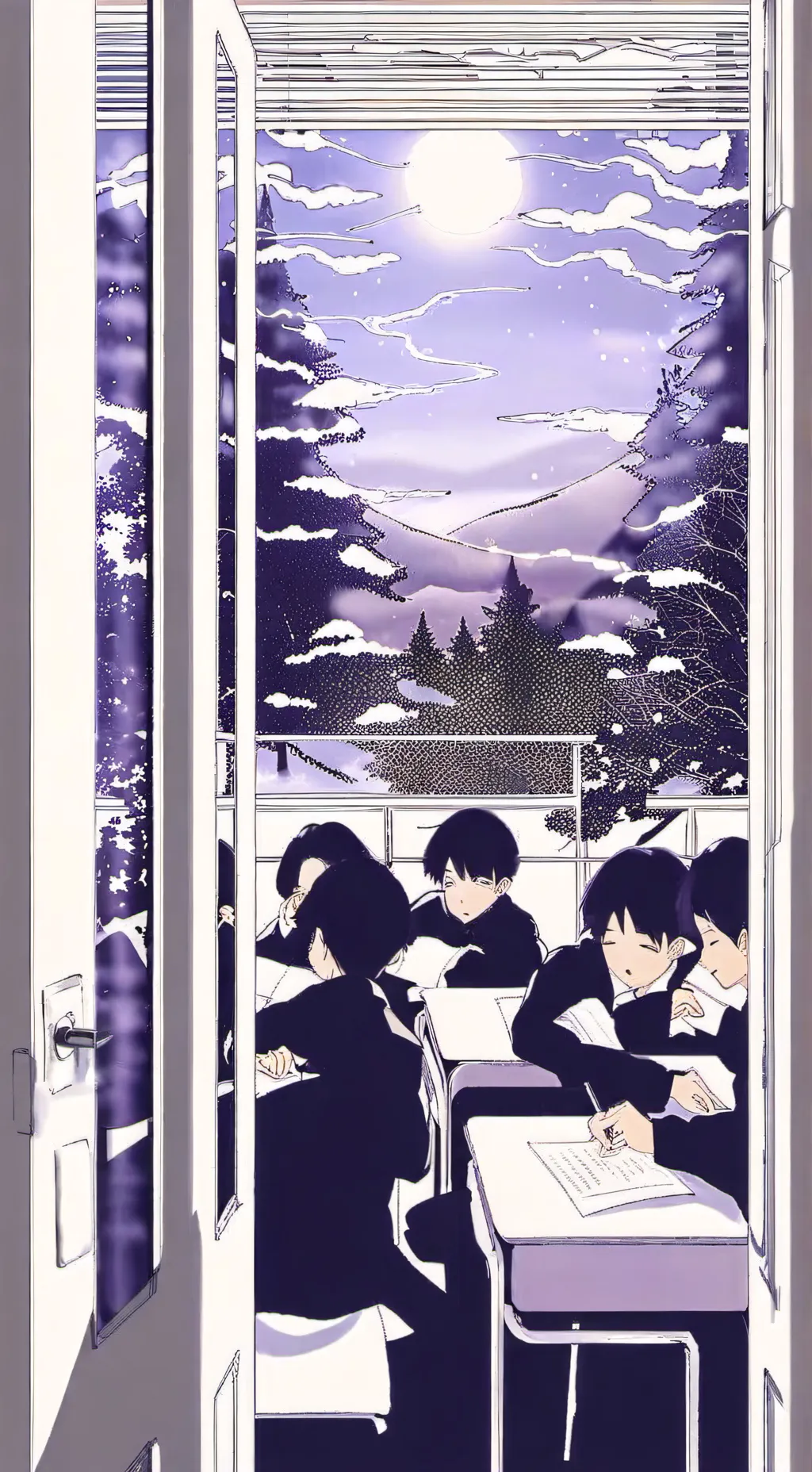 ai character: thehighschool  background