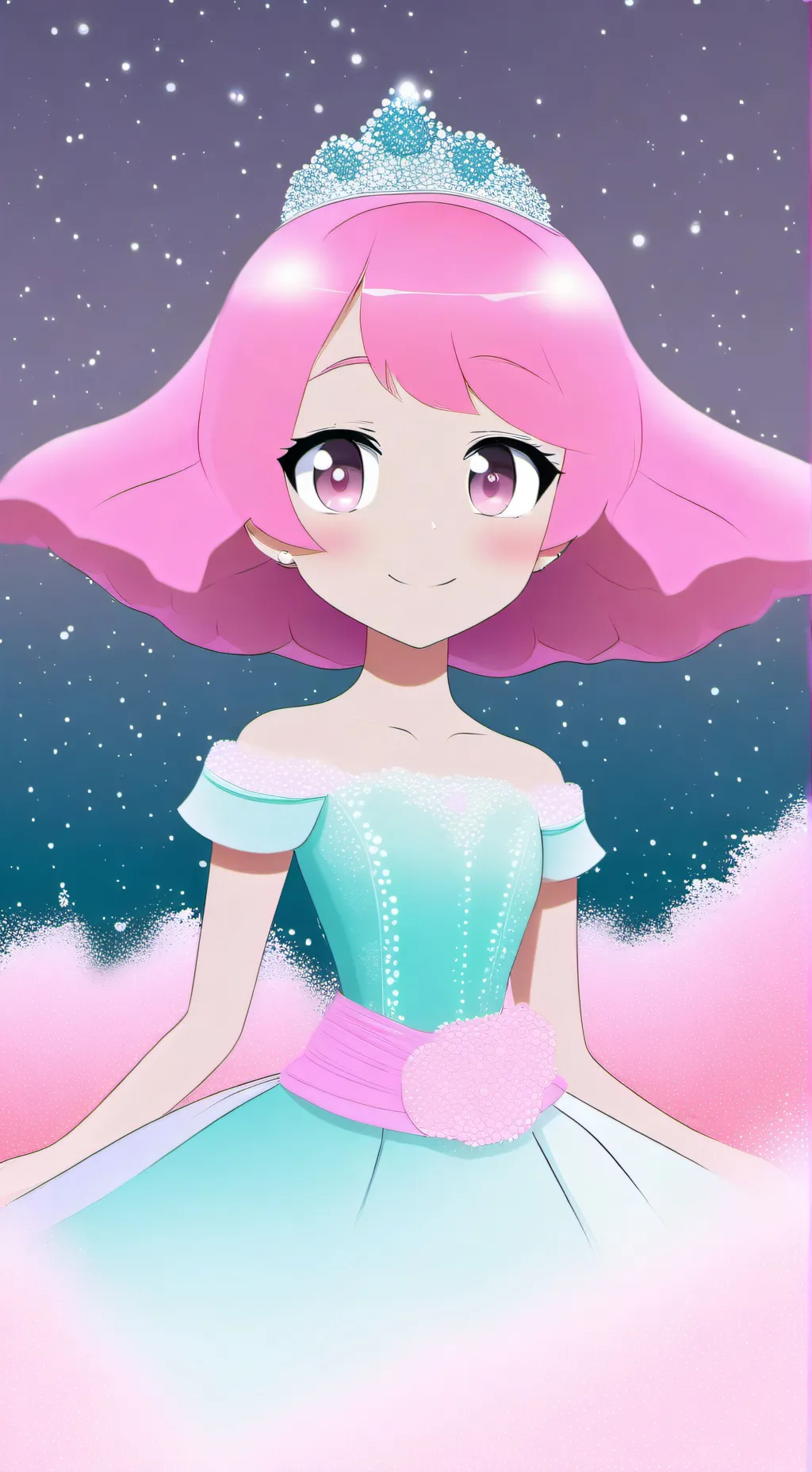 ai character: Princess Kirby background