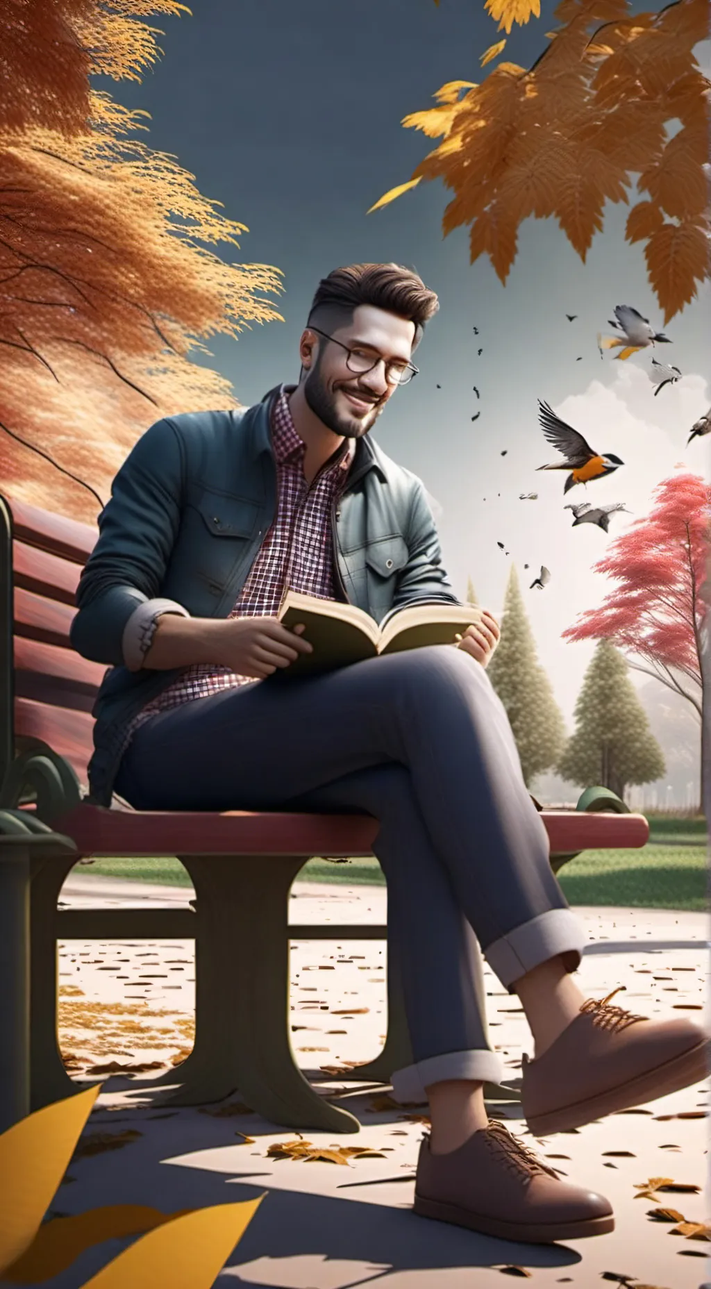 ai character: dad background