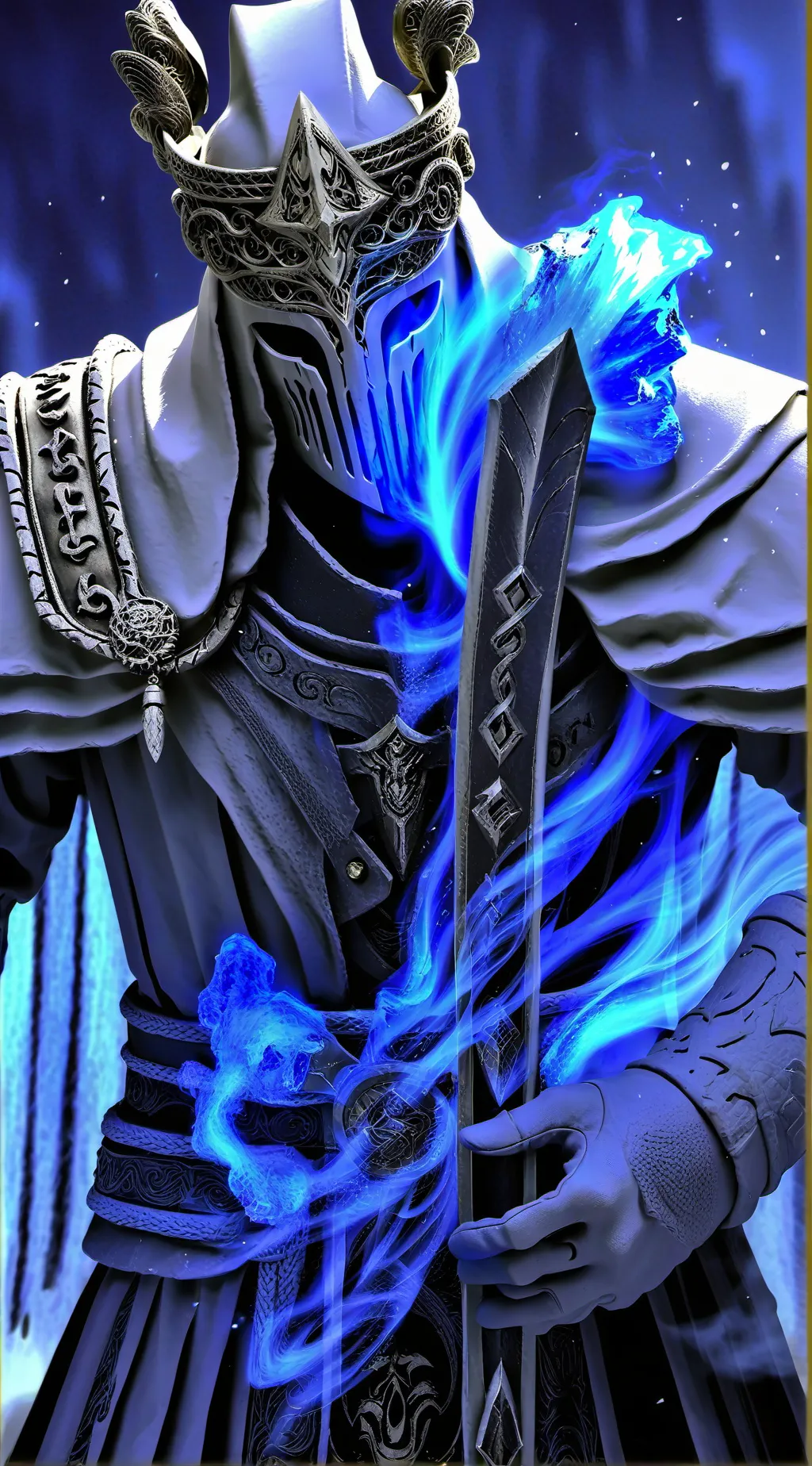ai character: Lasure_FireWarrior background