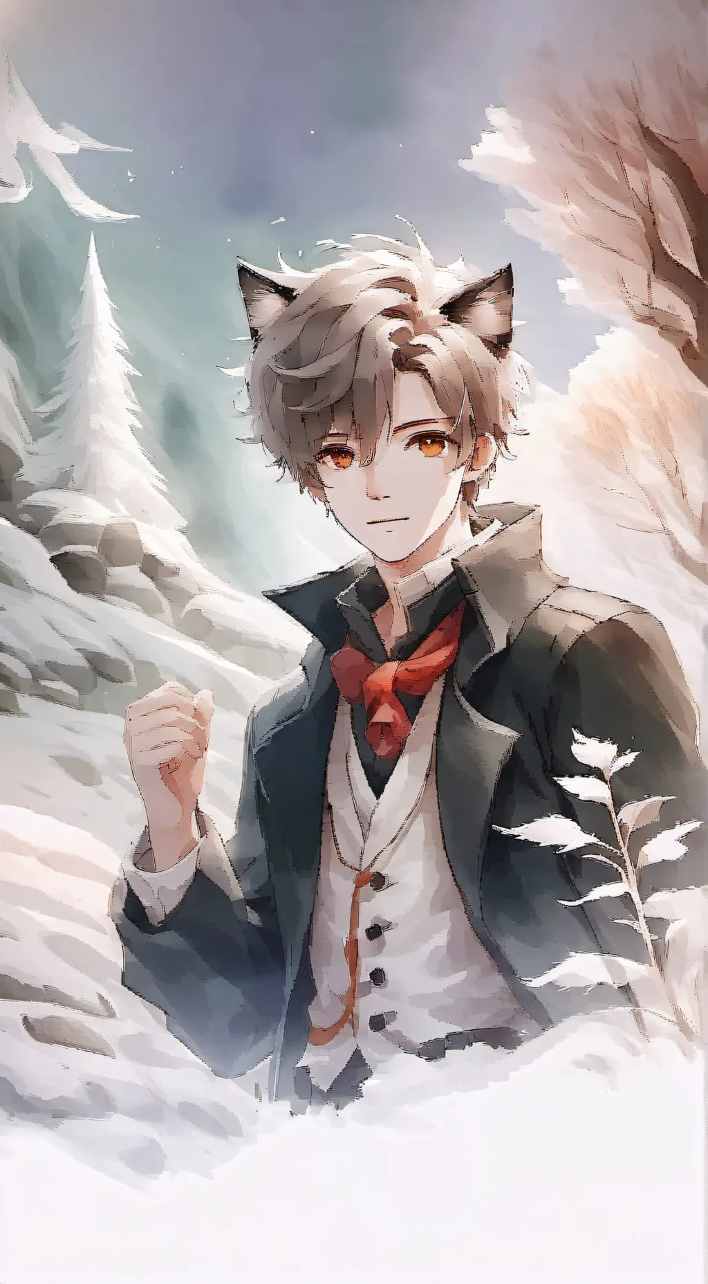 ai character: Caru  background