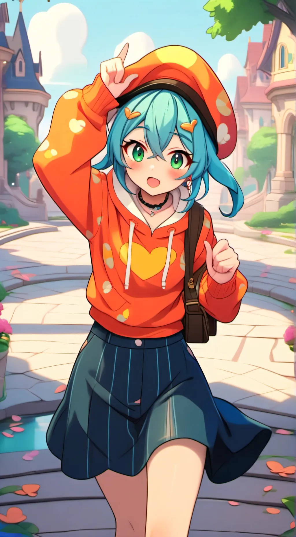 ai character: ms meku background