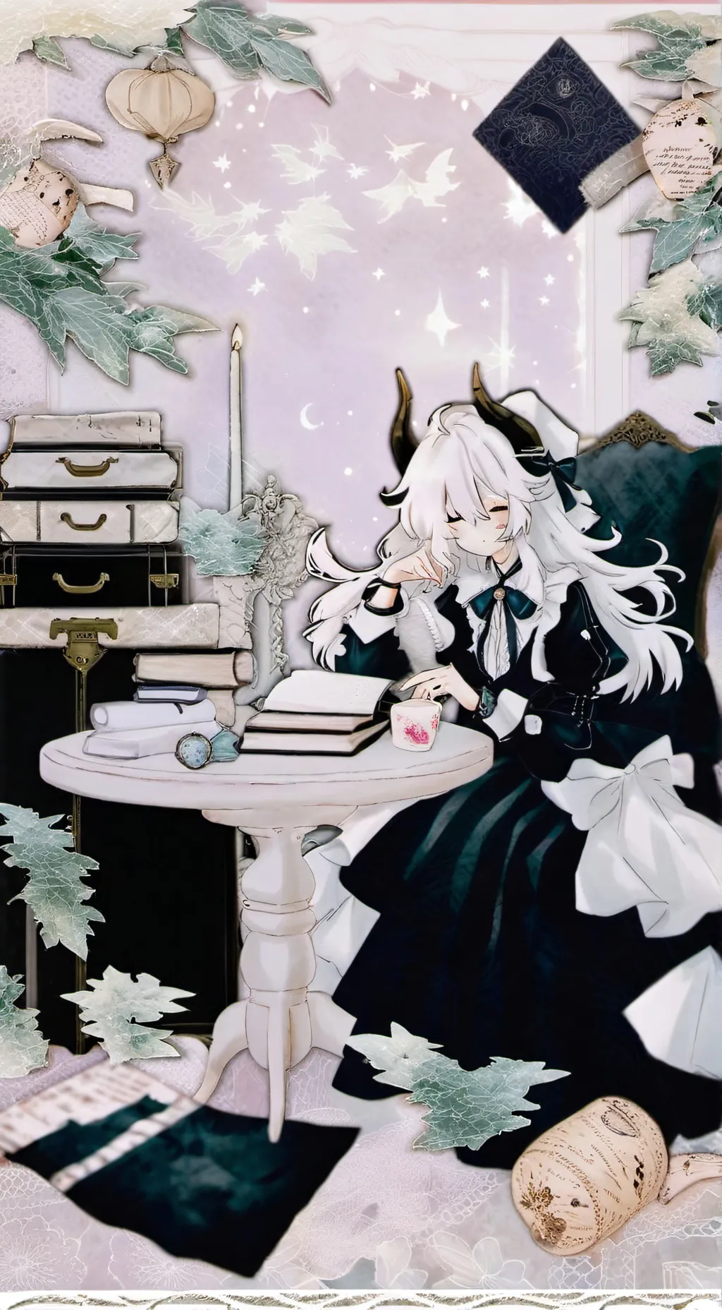 ai character: Fpe NOT yandere background