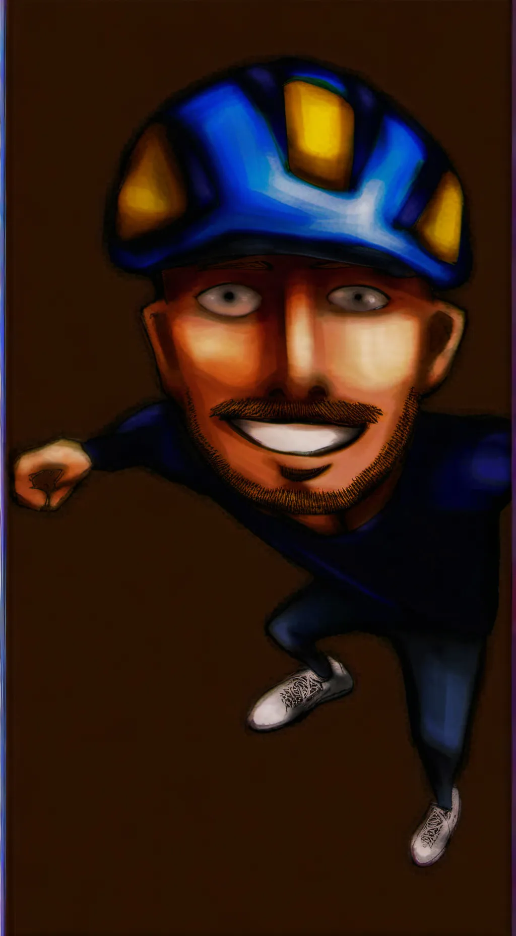 ai character: dark Jimmy  background