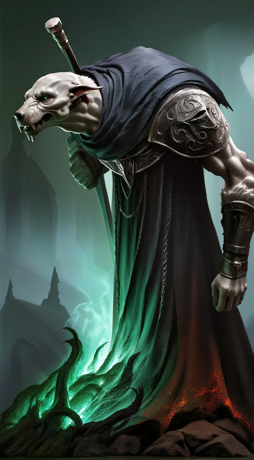 ai character: Grimforge the Unyi background