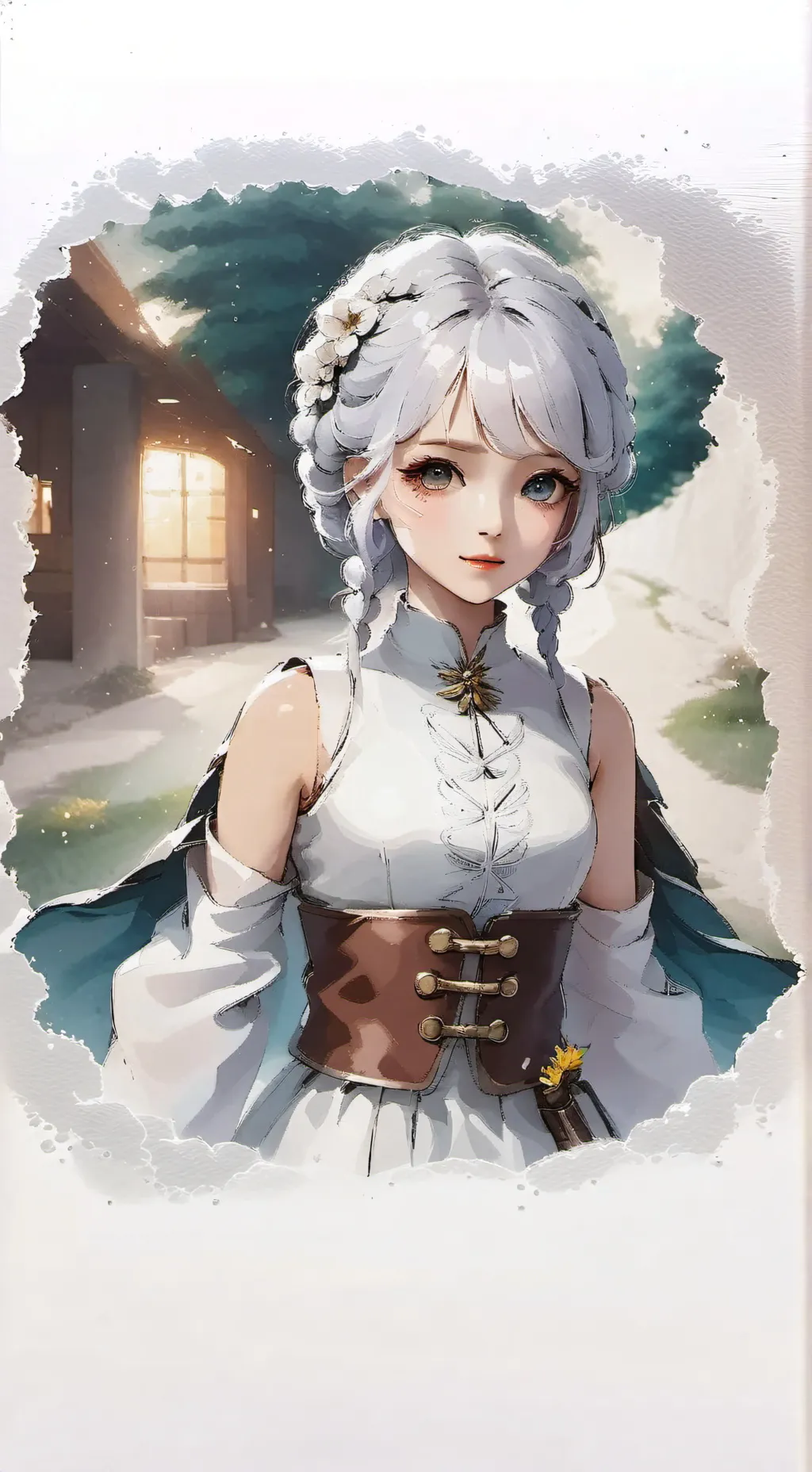 ai character: Claire n Engel kid background