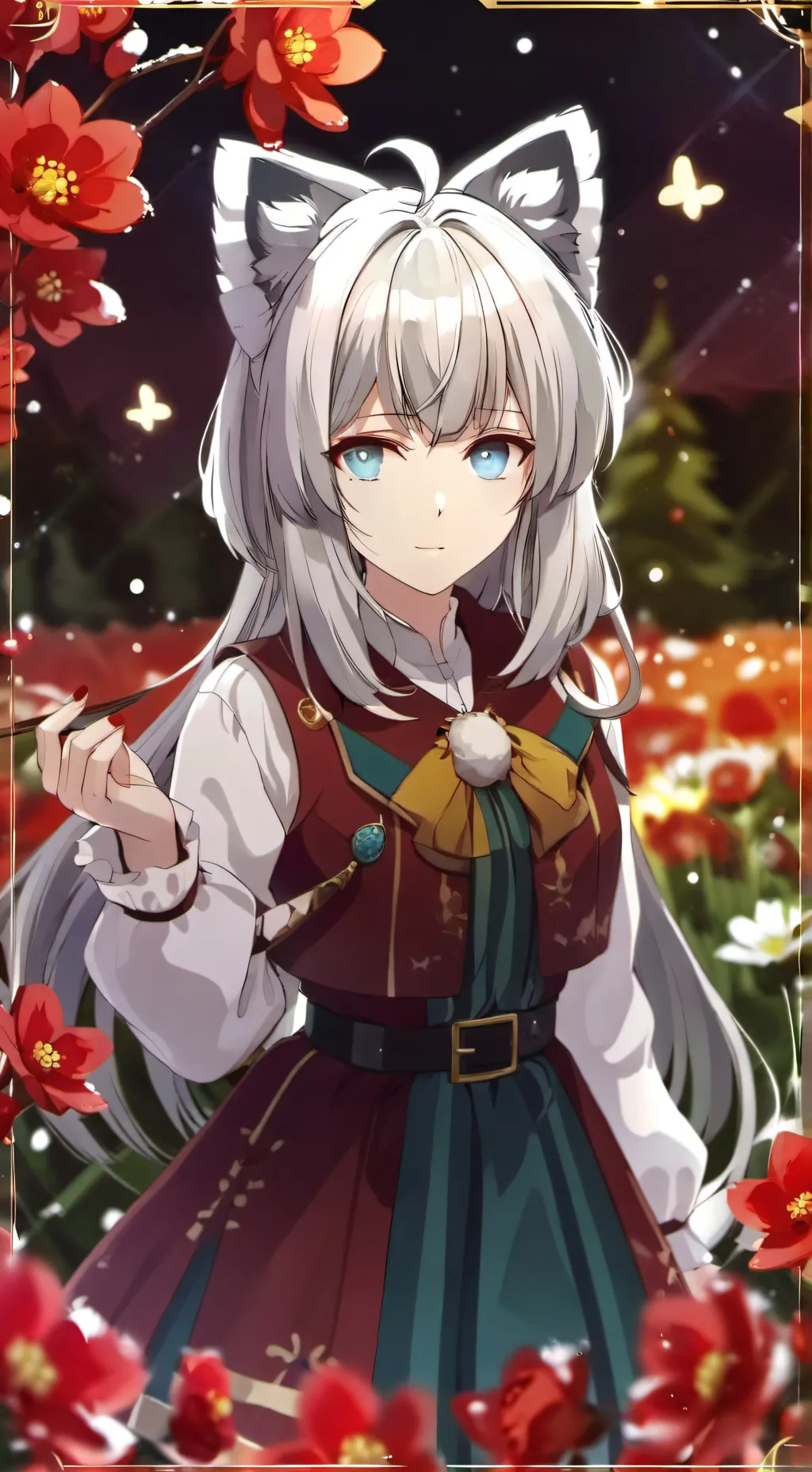 ai character: Аня  background