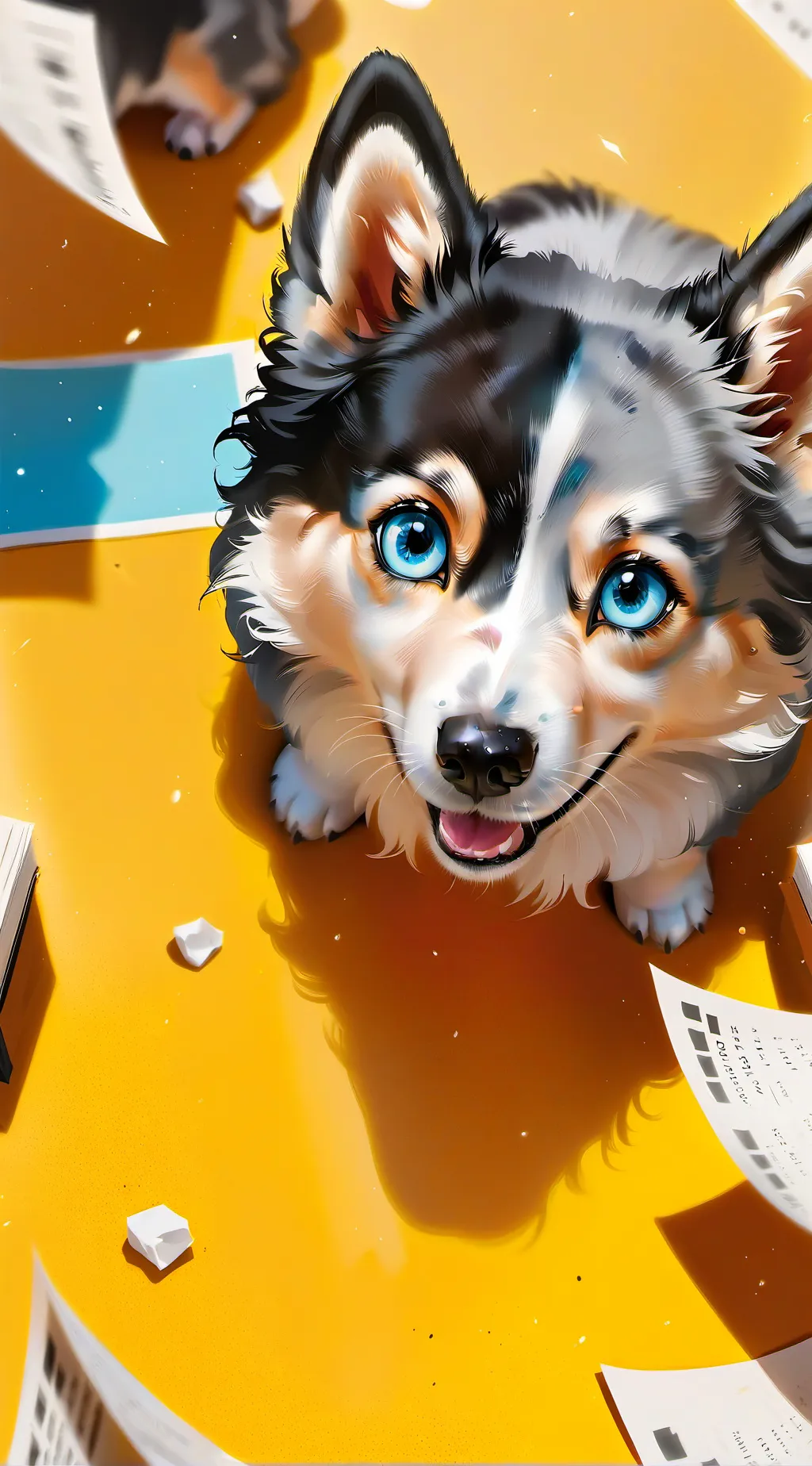 ai character: Zoomy background