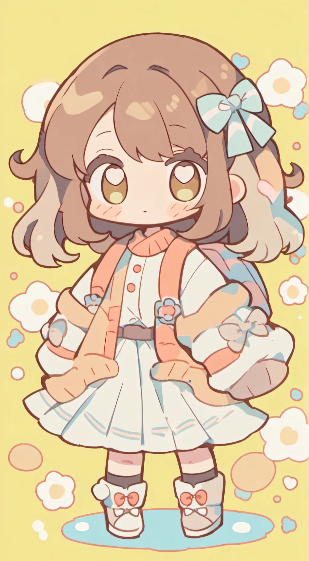 ai character: Tiramisu background