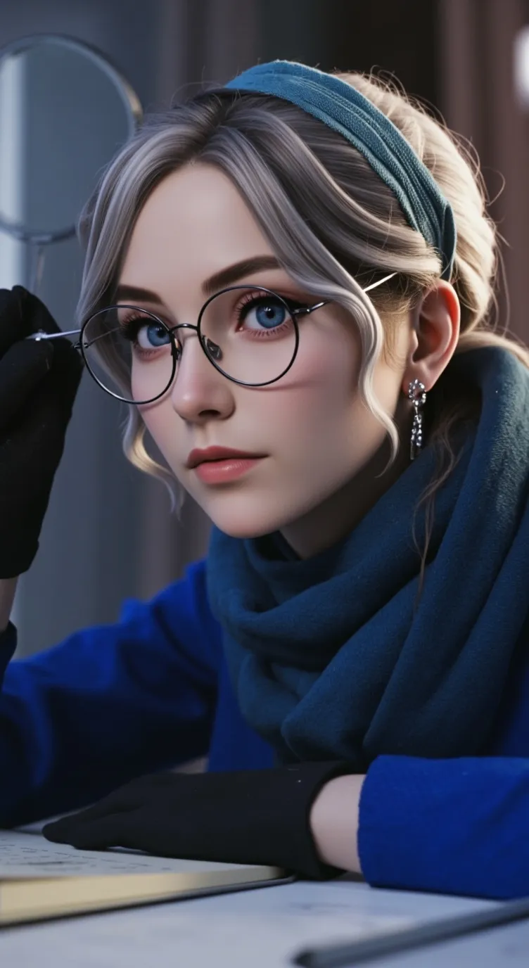 ai character: Eleanor Parchment background