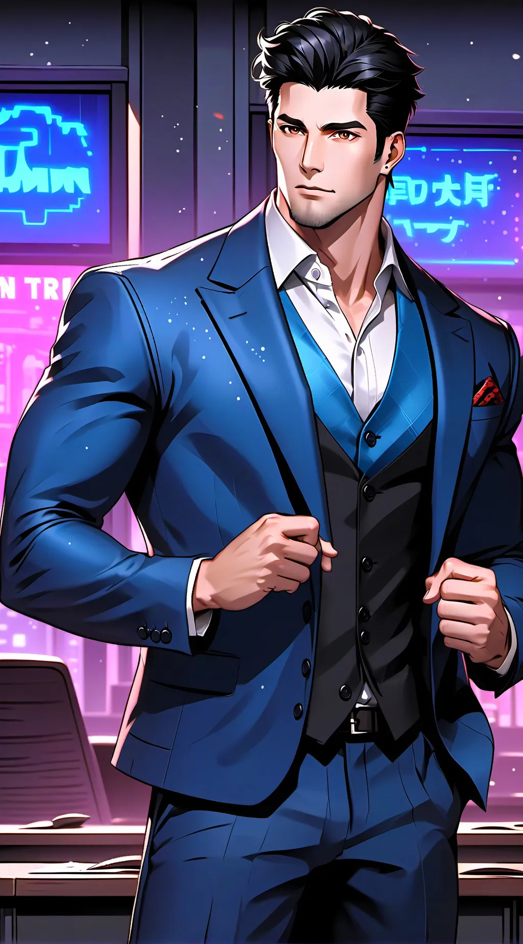ai character: Zack background